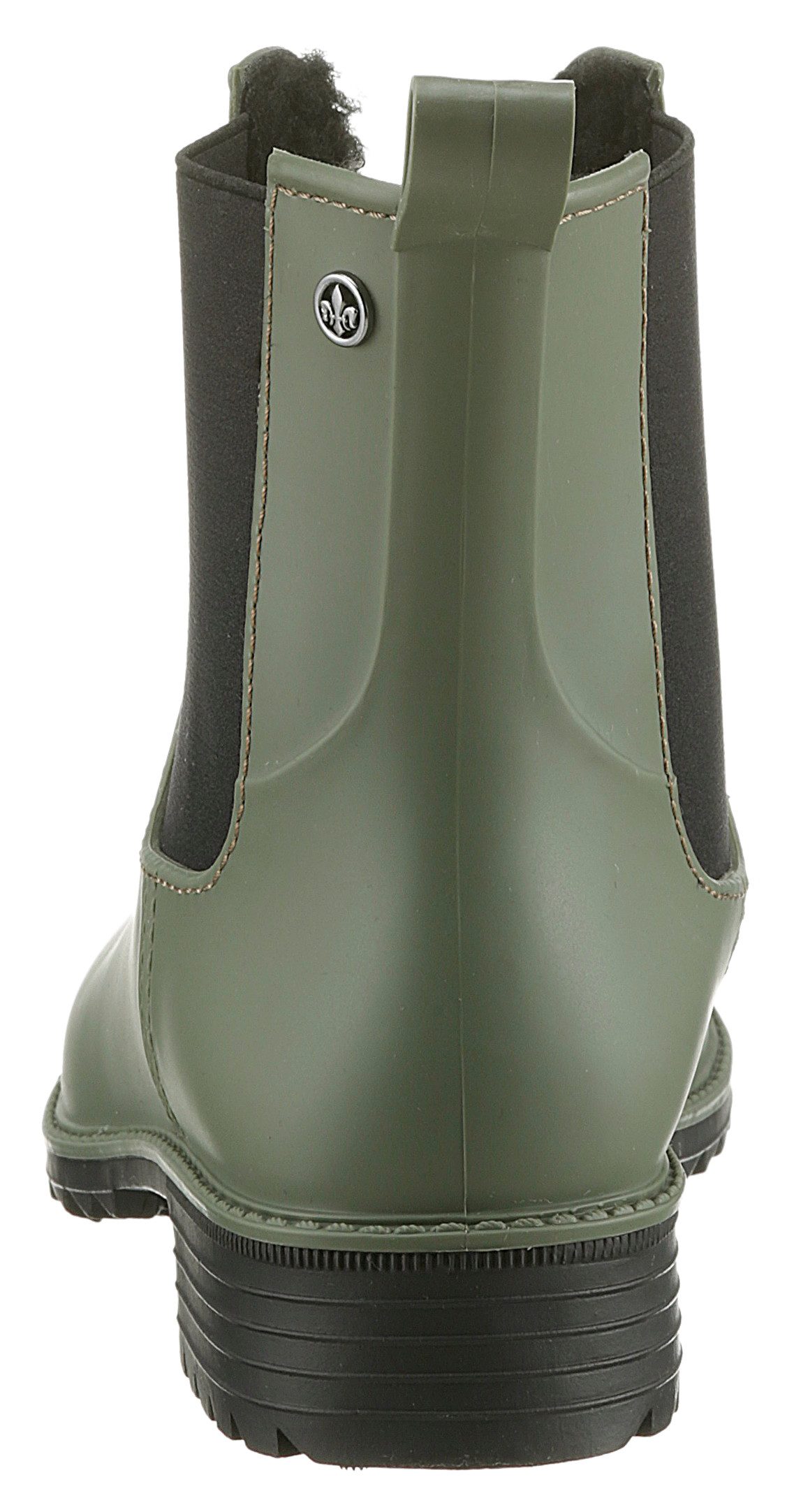 Rieker Chelseaboots, Gummistiefelette, Schlupfboots, Blockabsatz, zum günstig online kaufen