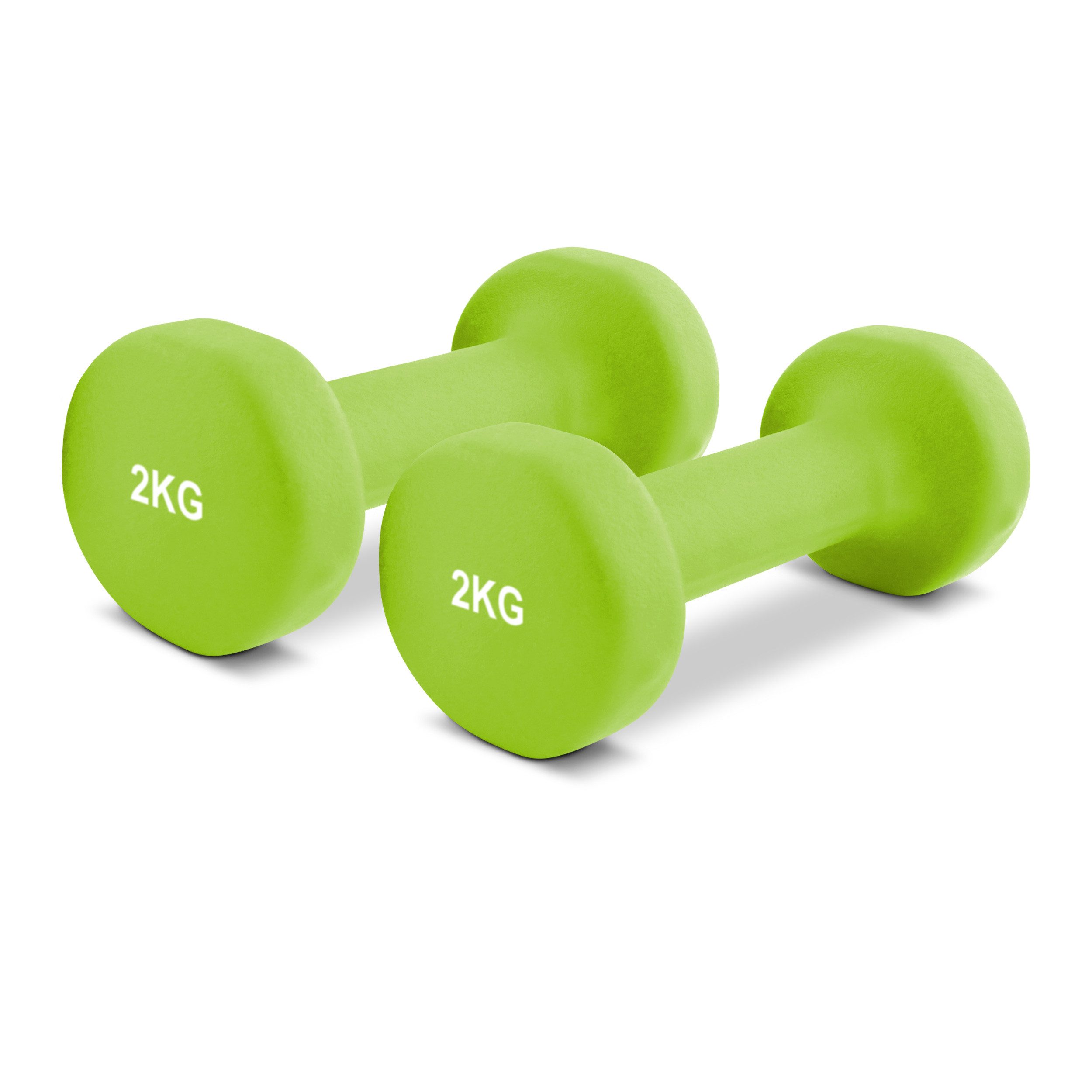 Hantel Hantelset Neopren 2er Set 0,5 – 5 kg Paar inkl. Übungsposter