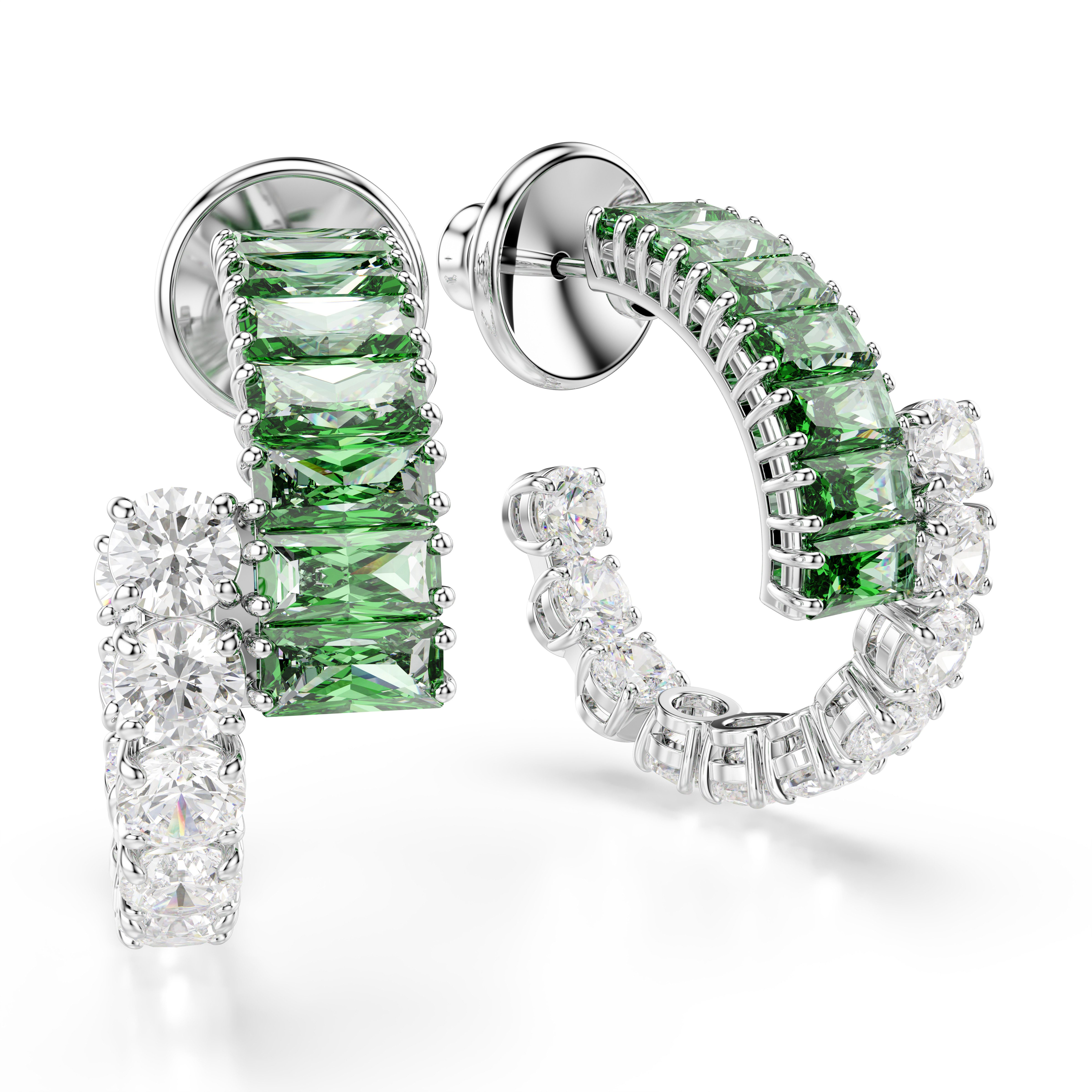 Swarovski Paar Серьги-кольца Schmuck Geschenk Matrix Серьги, mit Swarovski® Kristall, Swarovski® Zirkonia (synth)