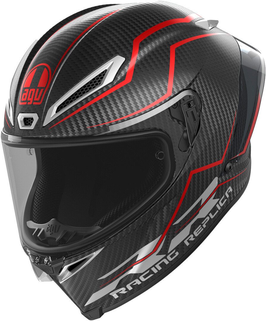 AGV Motorradhelm Pista GP RR Performante Carbon Helm, Notfallsystem-Polsterung (EQRS)
