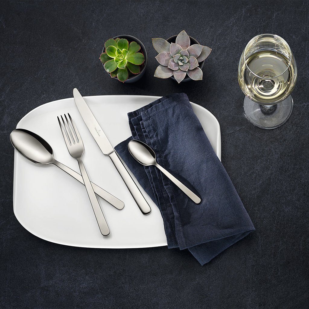 Villeroy & Boch Besteck-Set Louis Tafelbesteck 24tlg. 44x28x5cm (24-tlg), 6 Personen, Edelstahl, Edelstahl, 24 Stck, spülmaschinenfest