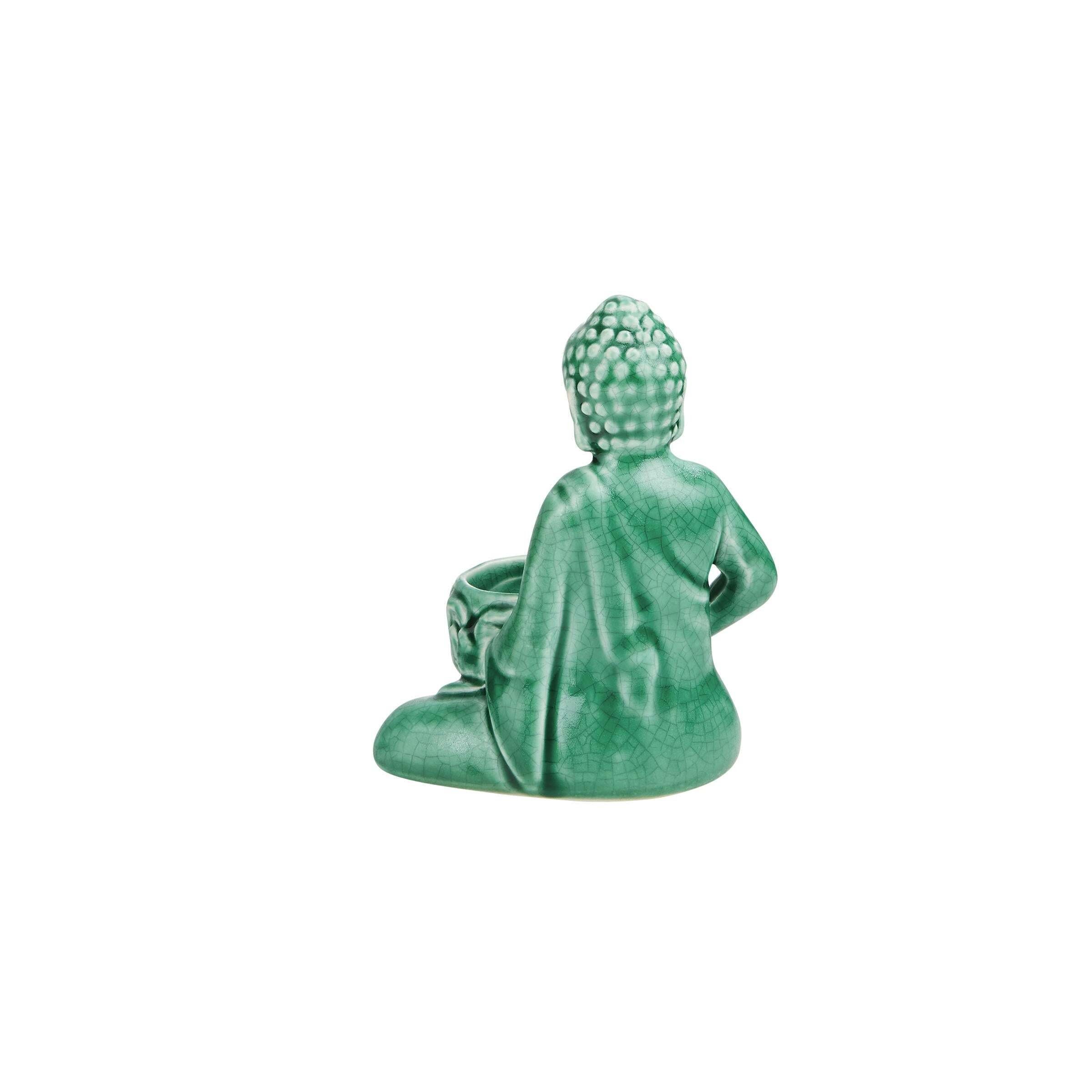 Statue Teelichthalter Höhe für Buddhafigur BUTLERS 12cm BUDDHA