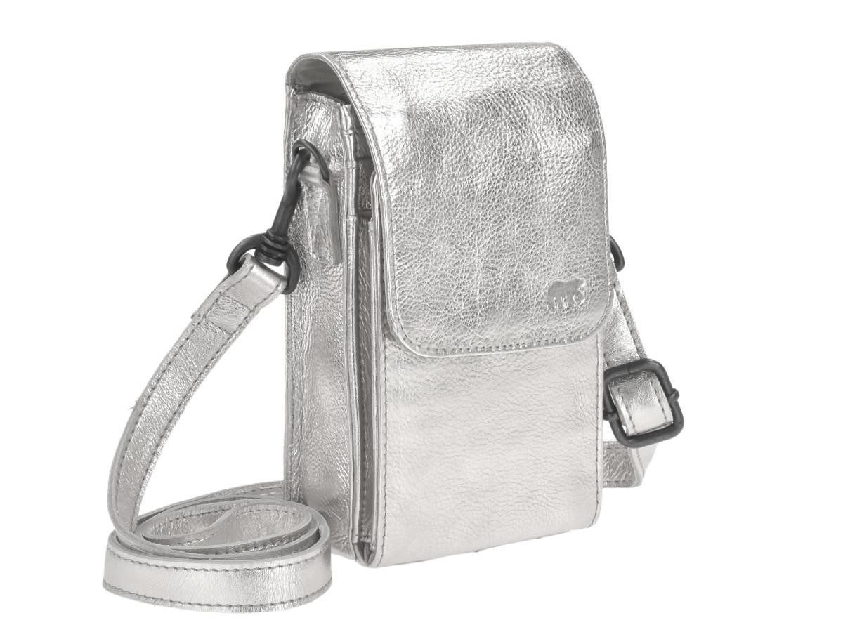 Bear Design Umhängetasche "Robbie" Damen Handytasche zum Umhängen Leder groß, trendige Tasche mit vielen Fächern, auch als Handy Gürteltasche