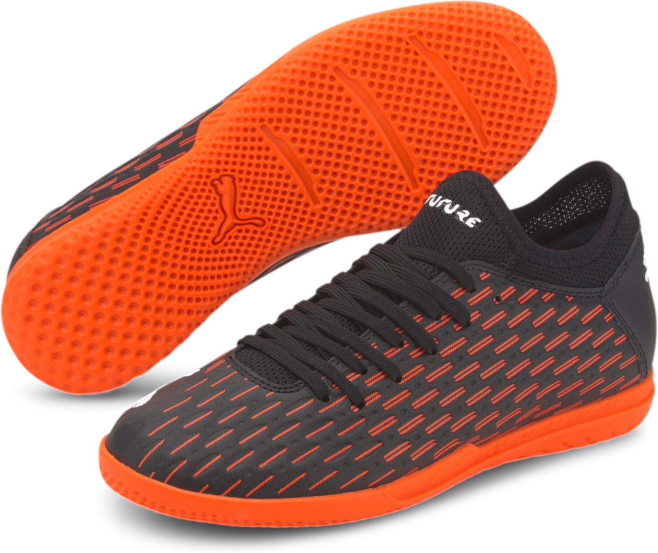 FUTURE 6.4 IT Jr PUMA BLACK-PUMA WHITE-SHOCKING Fußballschuh