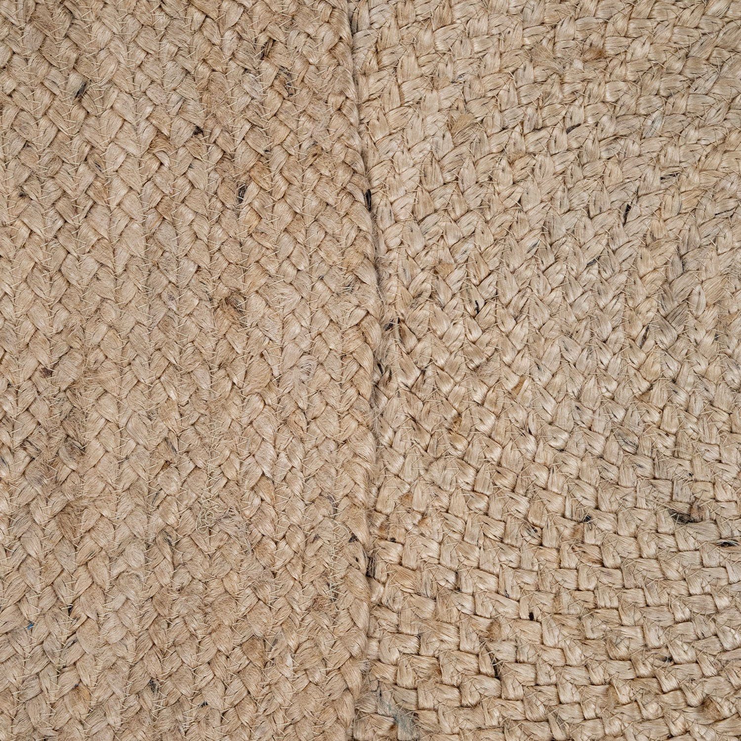 Paco Home Teppich Viborg 595, rund, Höhe: 13 mm, Jute, Modern, Boho, Handgefertigter Natur-Teppich