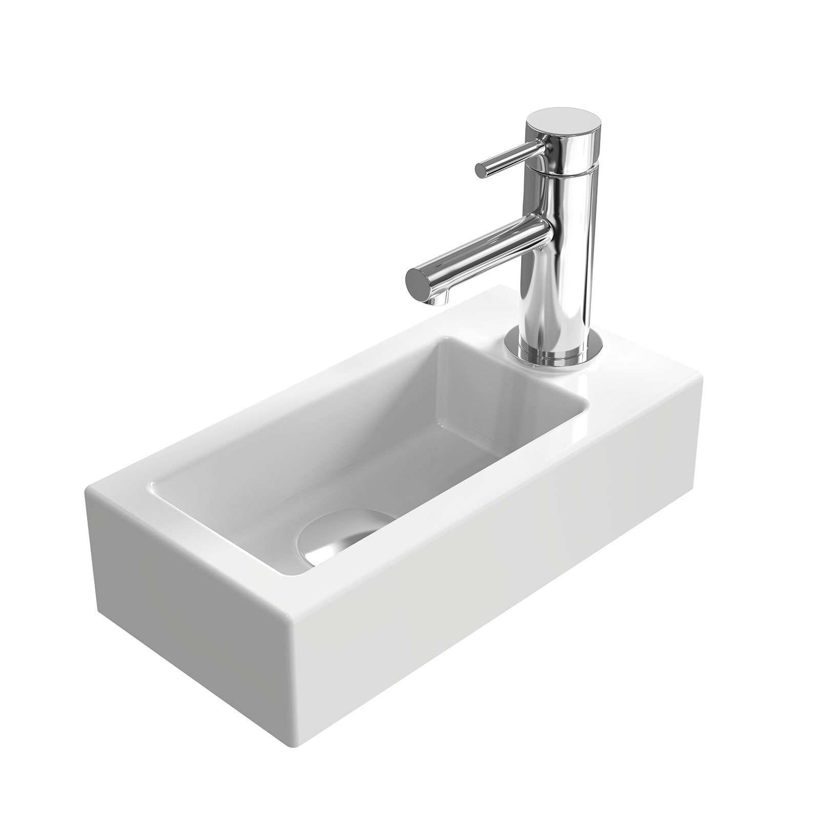 EMKE Waschbecken Handwaschbecken Keramik Waschbecken Waschtisch Hängewaschb günstig online kaufen