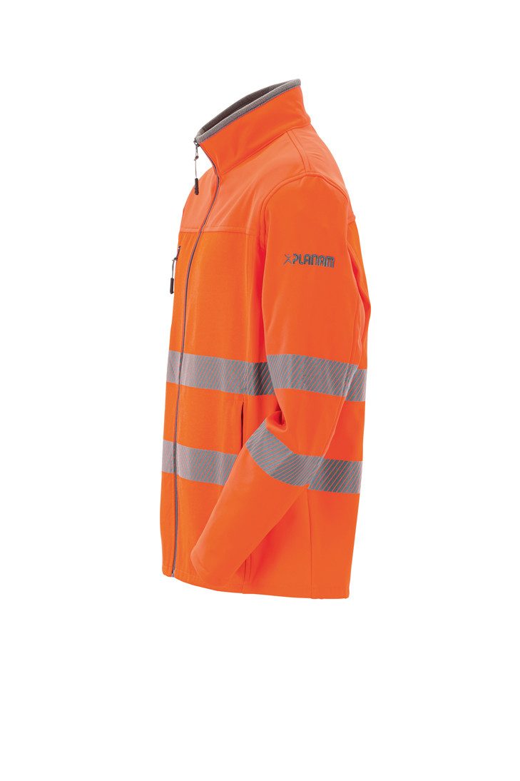 Planam Hybridjacke PLANAM Herren Hybridjacke NORIT-WARNSCHUTZ Orange
