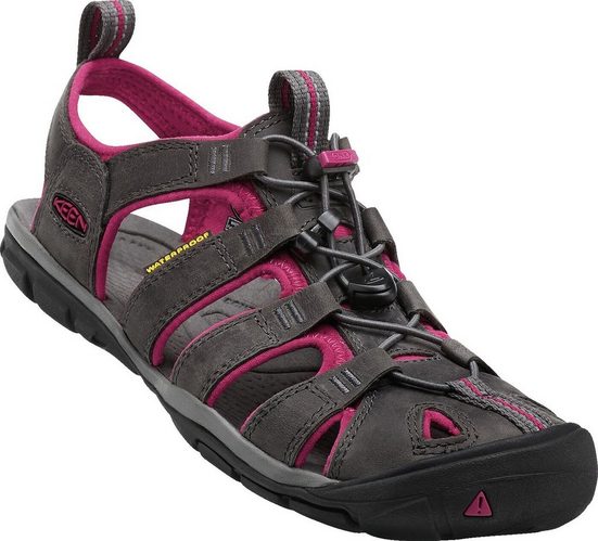 Keen »CLEARWATER CNX LEATHER W-MAGNET/SAN Keen Sandale Schuhe Damen« Trekkingsandale