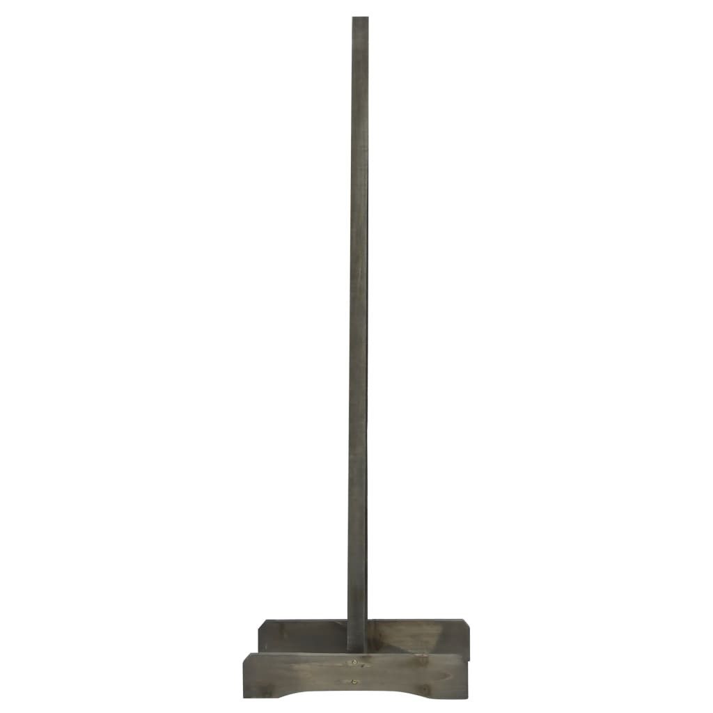 vidaXL Gartenzaun Garten-Rankzaun Grau 120x90 cm Massivholz Tanne, (1-St)