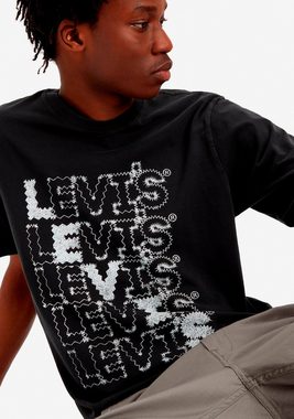 Levi's® Print-Shirt SS RELAXED FIT TEE BLACKS