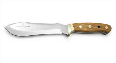 Puma Messer Survival Knife White Hunter 240 Olivenholz Jagdmesser Vollerl, inclusive Sattellederscheide