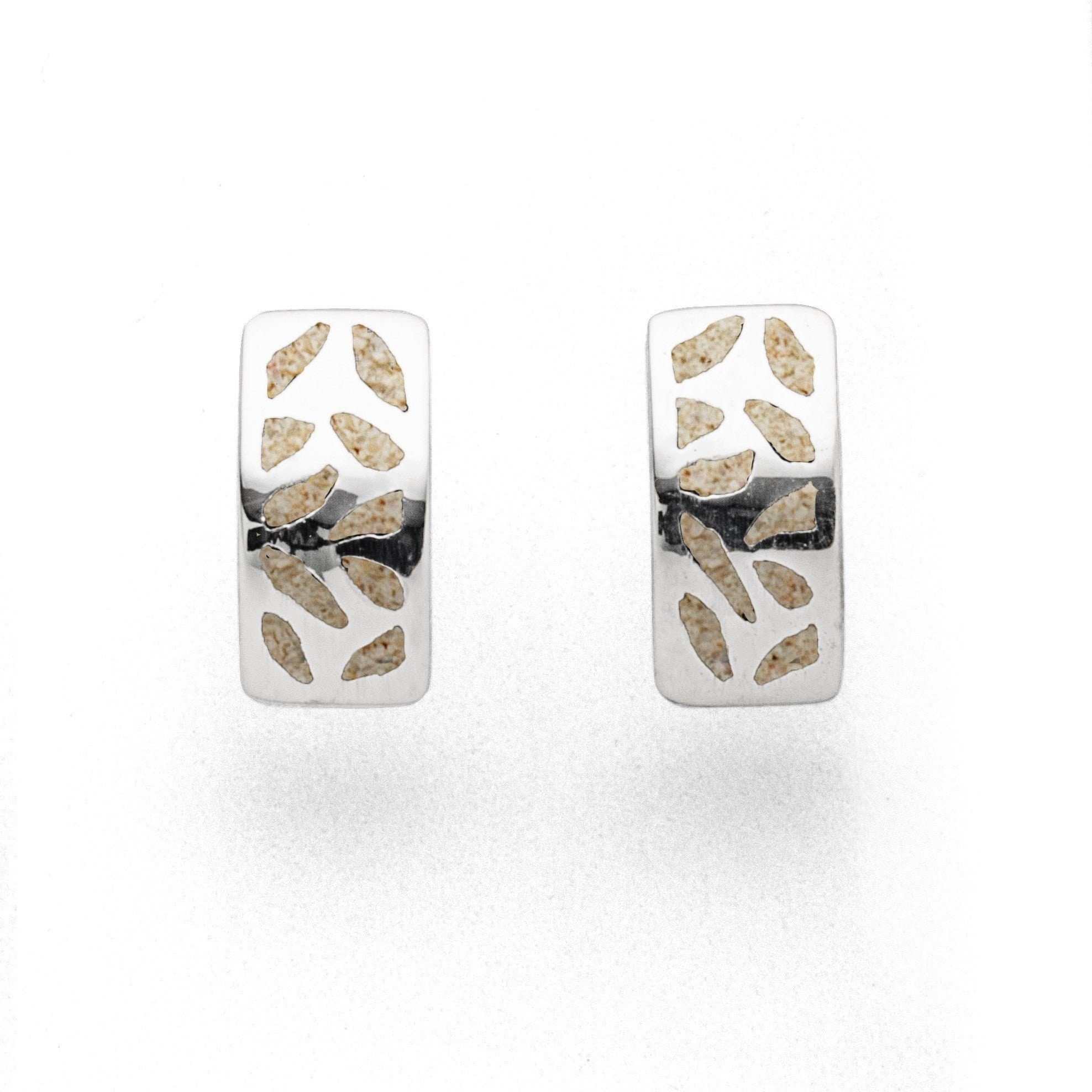 DUR Ohrring-Set DUR Schmuck: Ohrring “Wandel" mit Strandsand O5352