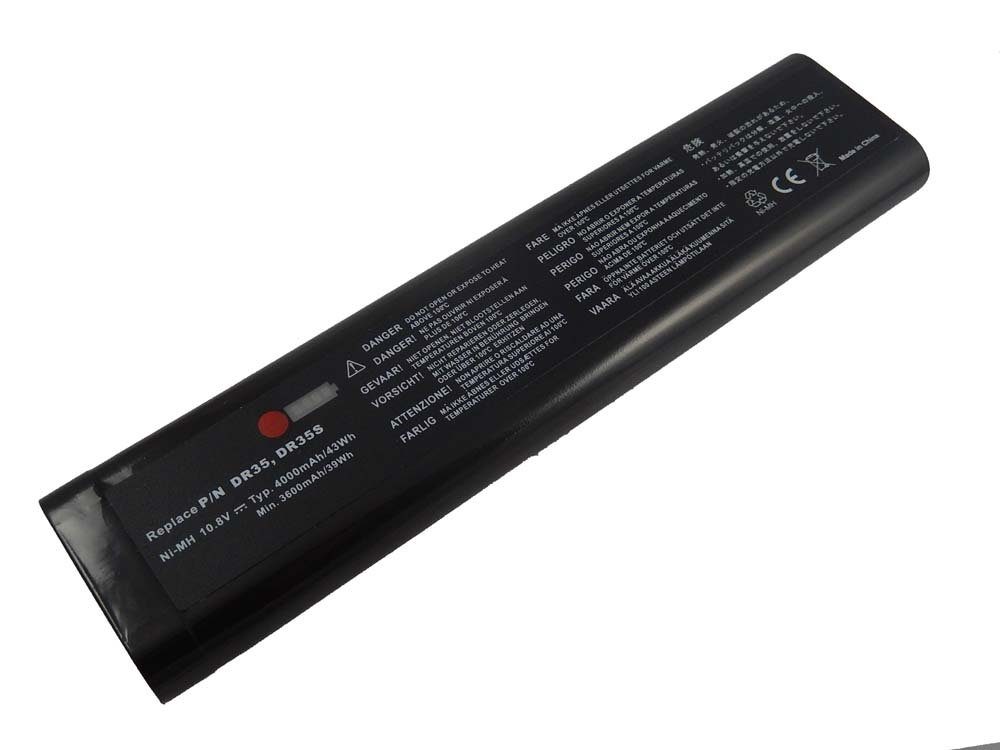 vhbw Ersatz für DR-35s für Laptop-Akku NiMH 4000 mAh (10,8 V)