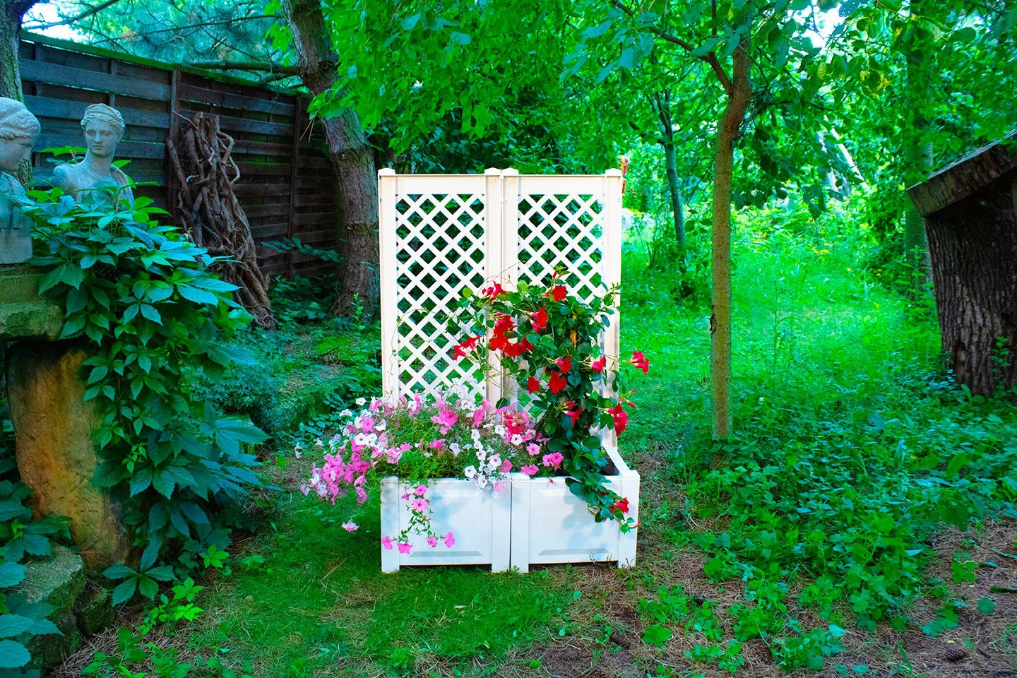 KHW Spalier, 2 tlg. mit Pflanzkasten, BxTxH: 43x43x140 cm günstig online kaufen