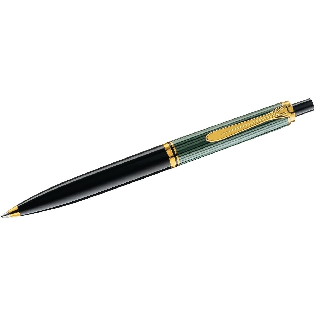 Pelikan Füllfederhalter Druckkugelschreiber Souverän K400 schwarz/grün