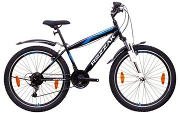 Rezzak Mountainbike 26 Zoll MTB Mountainbike Fahrrad Jugend Rad, 21 Gang Shimano, Kettenschaltung