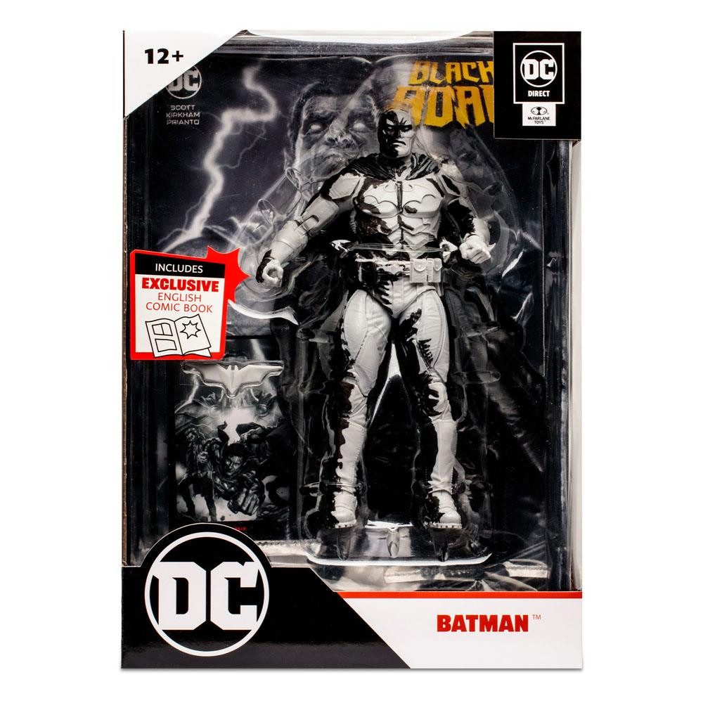 McFarlane Toys Actionfigur DC Direct & Comic Black Adam Batman Line Art Variant (SDCC)