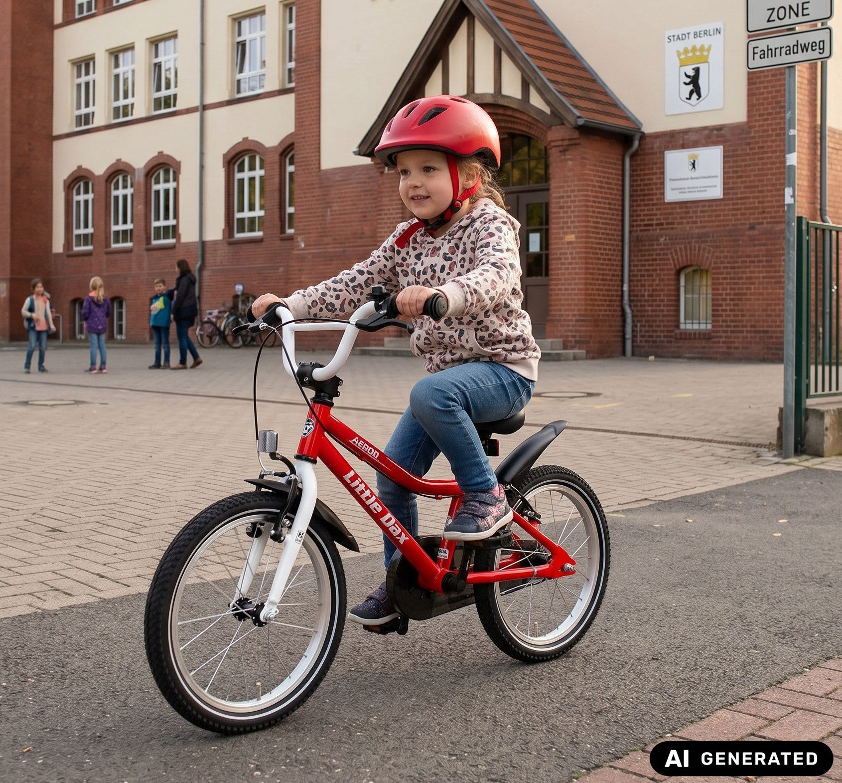 Bachtenkirch Kinderfahrrad Little Dax Fahrrad ab 3 Jahre leicht Jungen Mädchen 14 16 18 Zoll, Wählbar. Silber, Blau, Rot, 14 Zoll, 16 Zoll, 18 Zoll