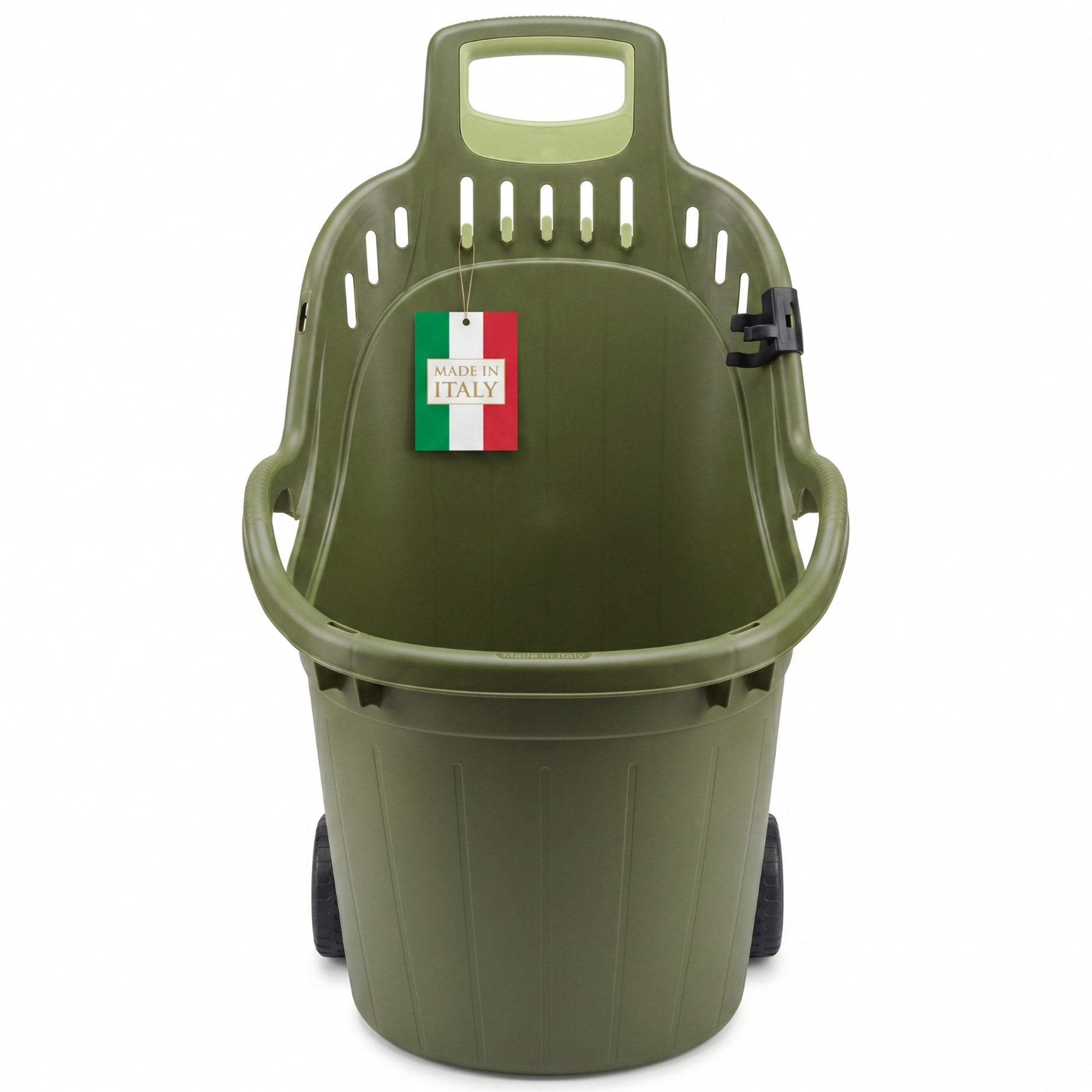 BigDean Transportkarren Gartentrolley Gartenwagen 50 Liter 60 kg Belastbar, (Packung, 1-St., Gartentrolley), 50L Volumen, 60kg Tragkraft, Wetterfest, UV-Beständig