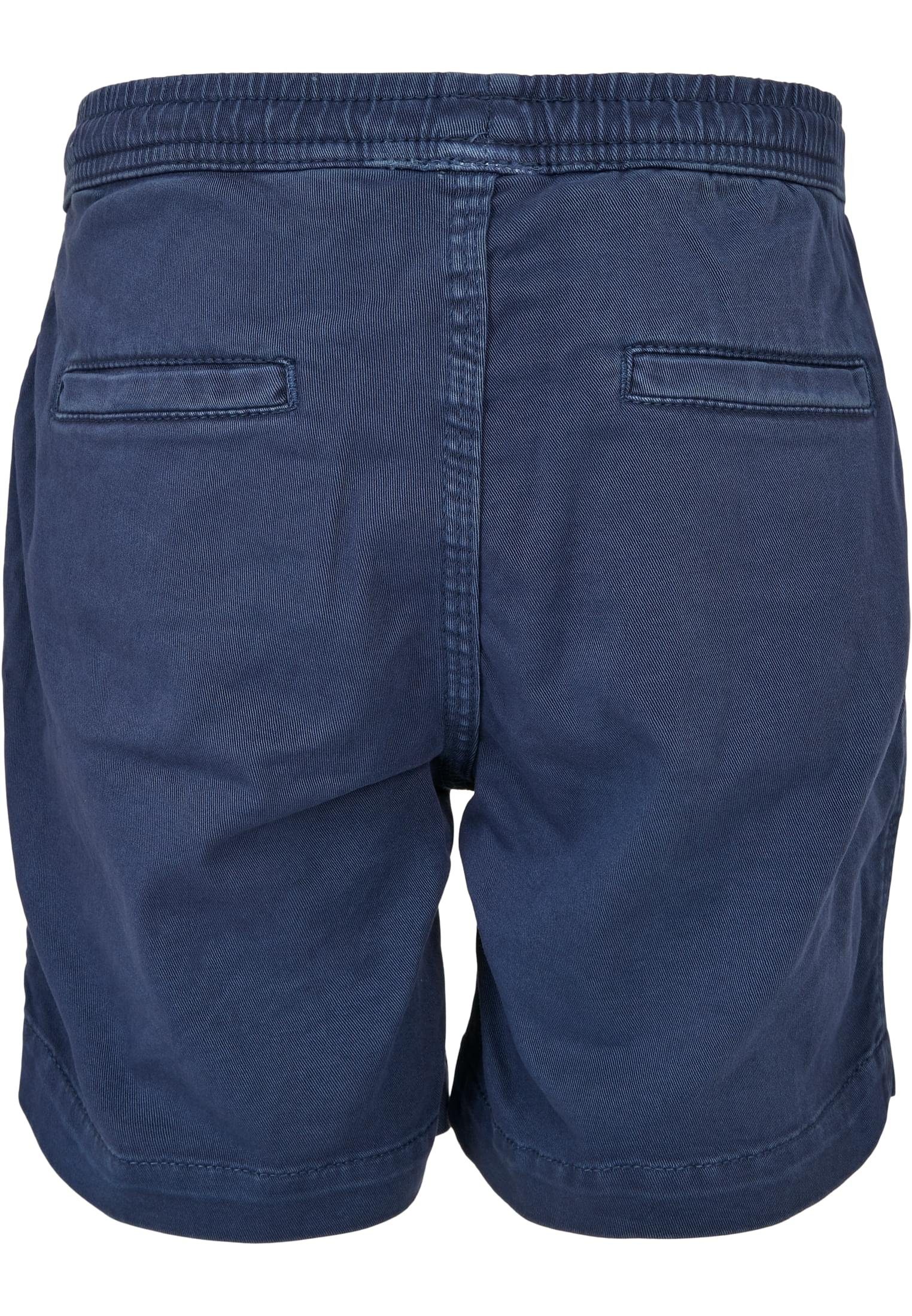 darkblue Stoffhose Strech CLASSICS Boys (1-tlg) Twill URBAN Herren Joggshorts