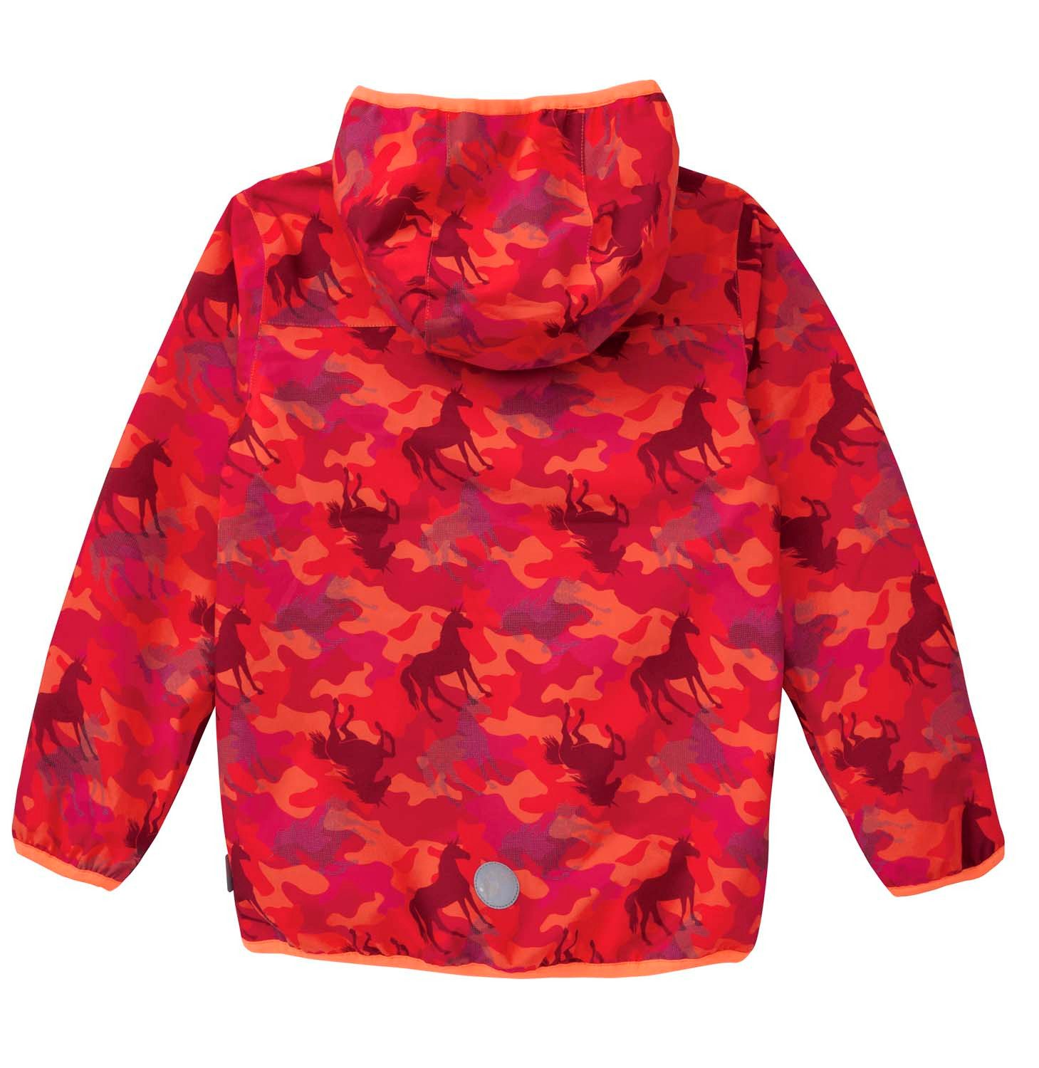 JAKO-O Regenjacke JAKO-O Kinder Regenjacke, Tier-Allover-Druck, fuchsia