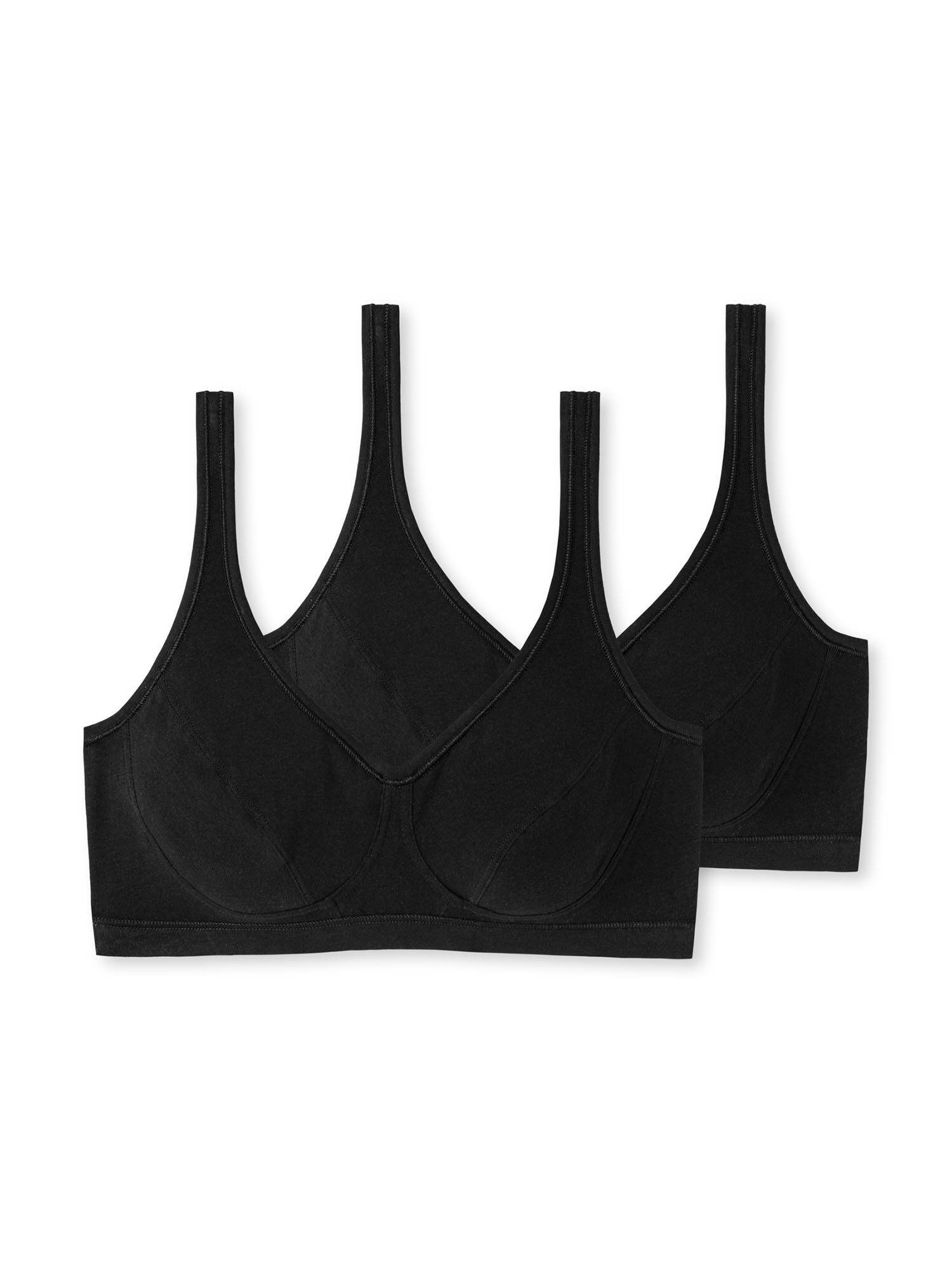 Schiesser Bustier 95/5 Organic Cotton Padded (2-tlg) bh bra-lette bustier