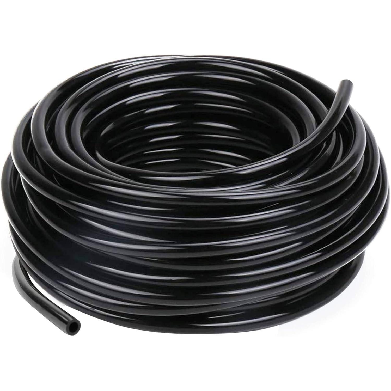LuxusKollektion Schlauchverbinder Bewässerungsschlauch 30m 4mm/6mm schwarz