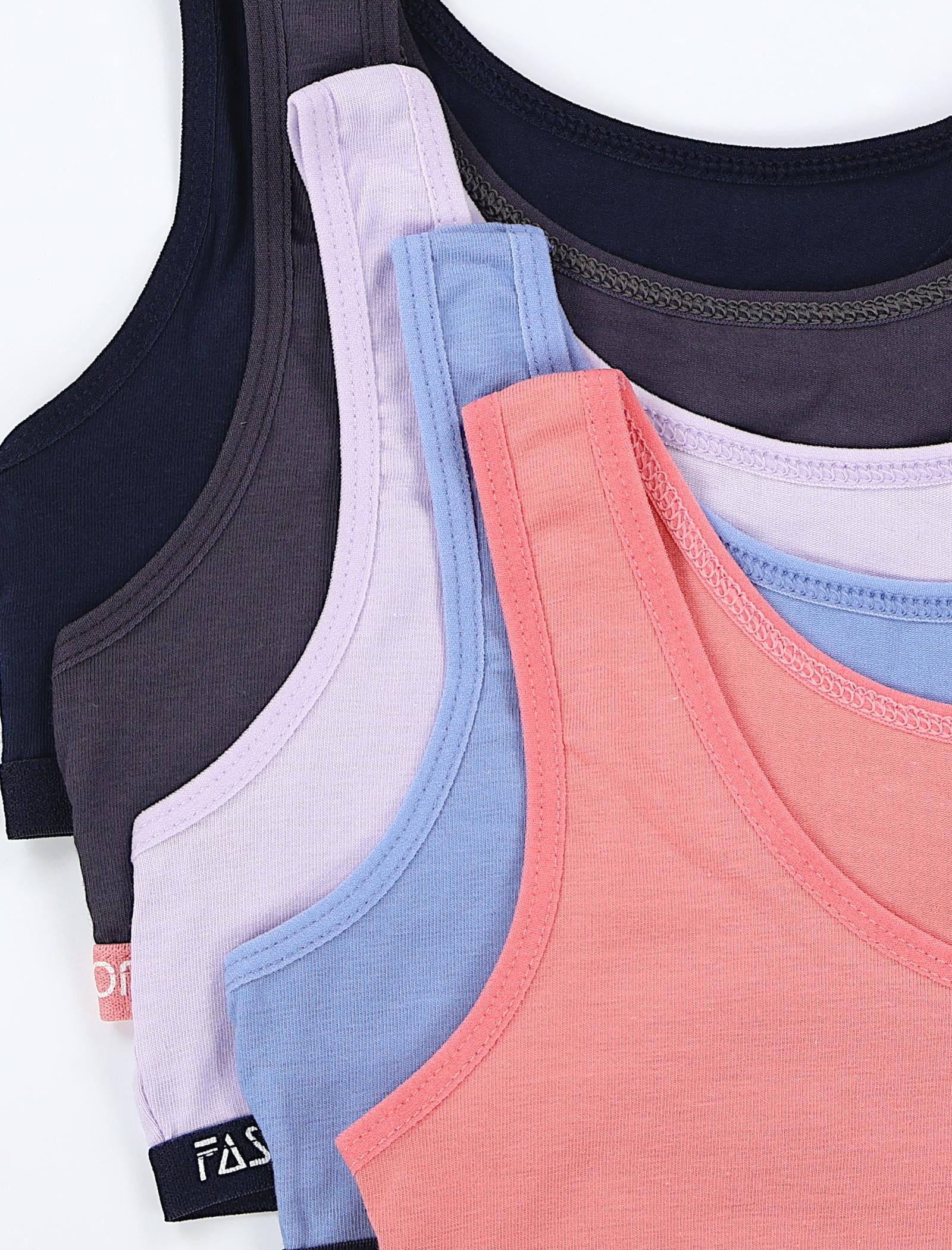 TupTam Bustier TupTam Mädchen Bustier mit breiten Trägern 5er Pack – Bild 4 von 5