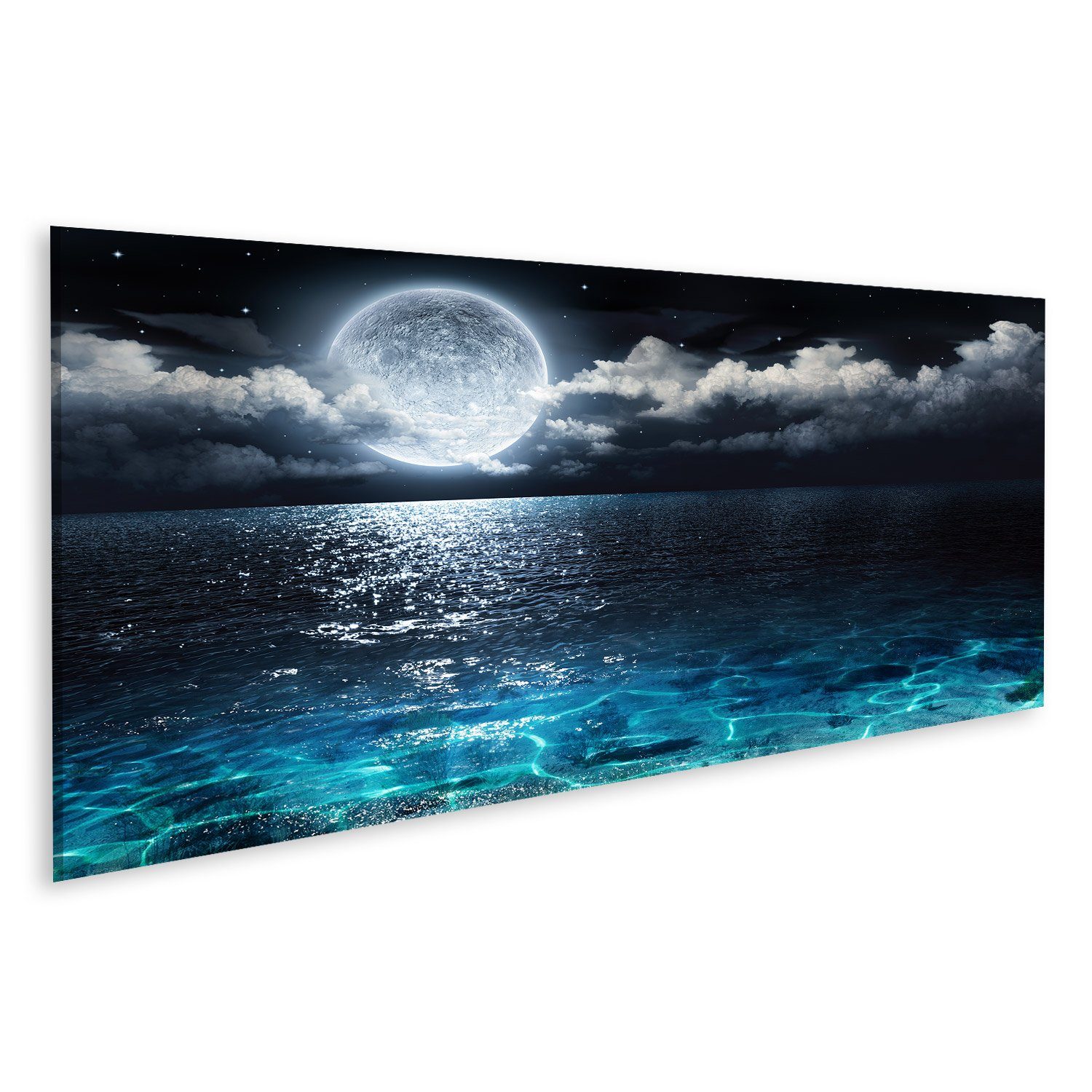 islandburner Leinwandbild Bild auf Leinwand Romantischen Und Malerischen Pa günstig online kaufen