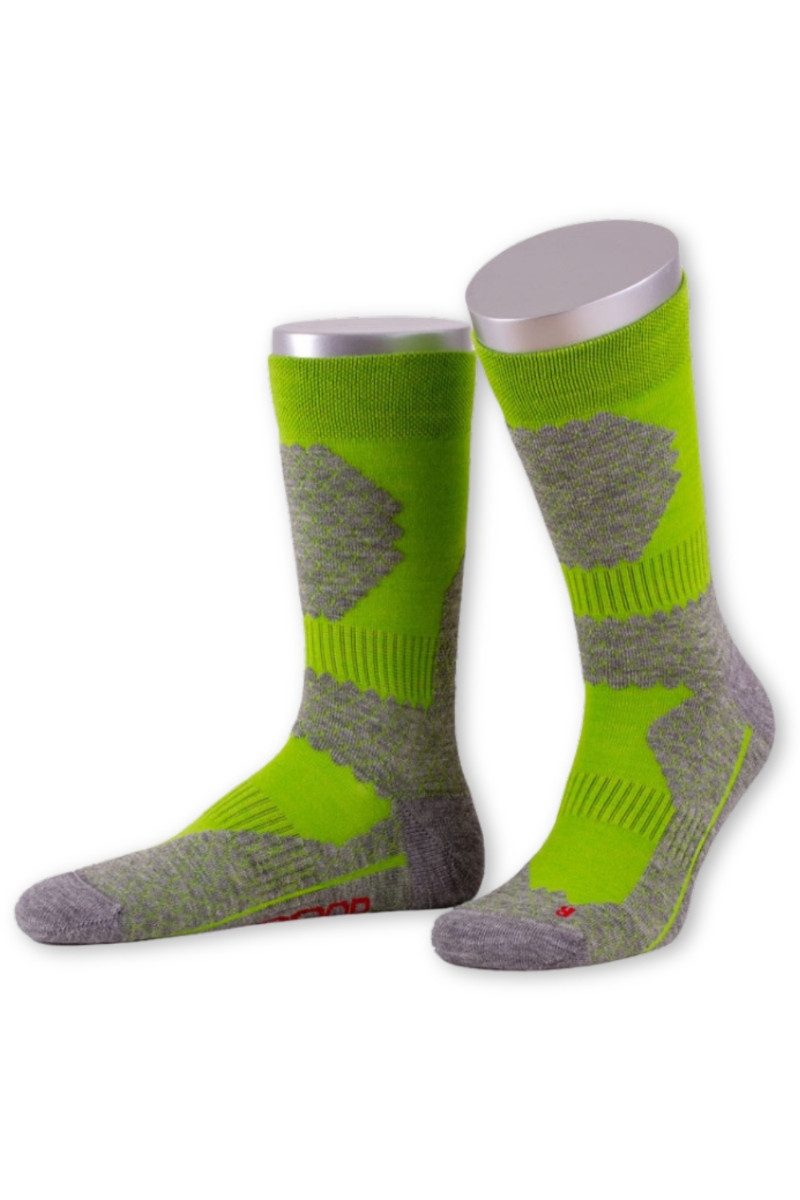 Wandersocken Funktionssocken - ALL SEASON II - hellgrün, orange