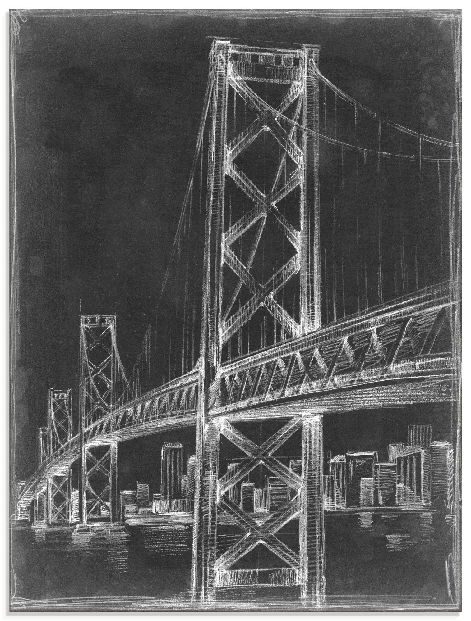 Artland Glasbild »Hängebrücke II«, Brücken (1 Stück)-Otto