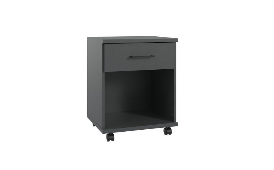 freiraum Rollcontainer Home Desk, in Graphit mit einer Schublade.  Abmessungen (BxHxT) 46x58x40 cm