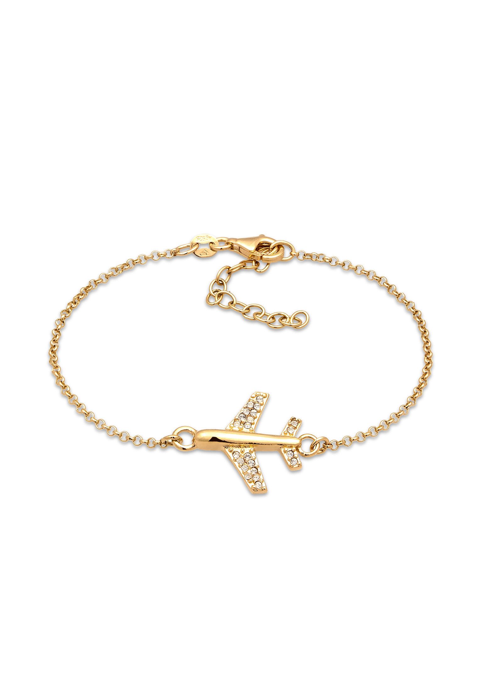 Elli Armband Flugzeug mit Glas Kristalle günstig online kaufen