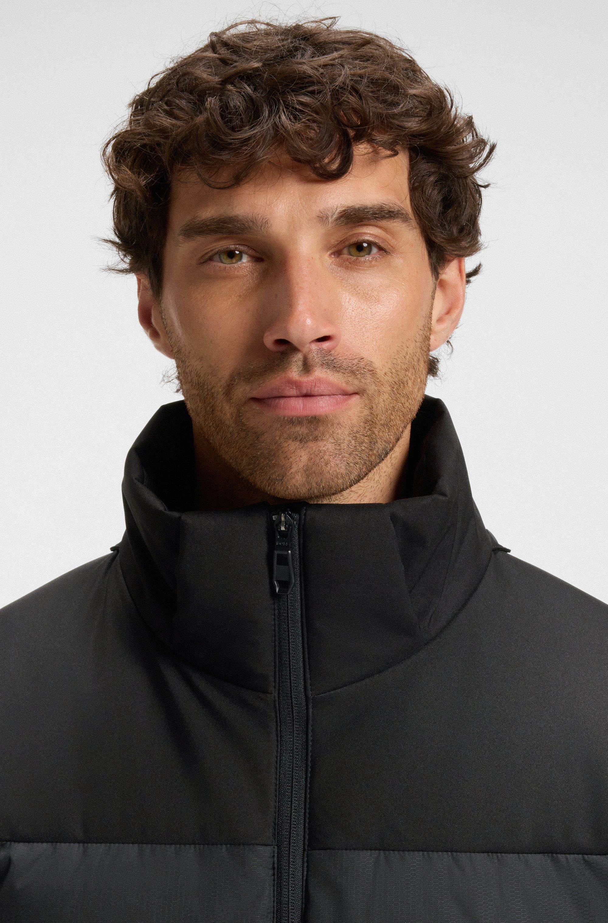 BOSS GREEN Daunenjacke abnehmbare Kapuze, Regular günstig online kaufen