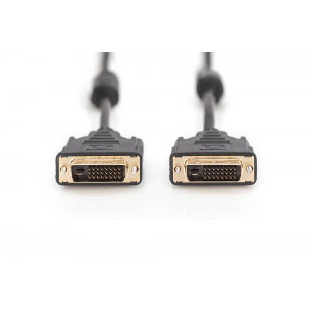 Digitus DVI-D-Monitorkabel Digital DualLink AK-320101-030-S HDMI-Kabel, schraubbar, mit Ferritkern