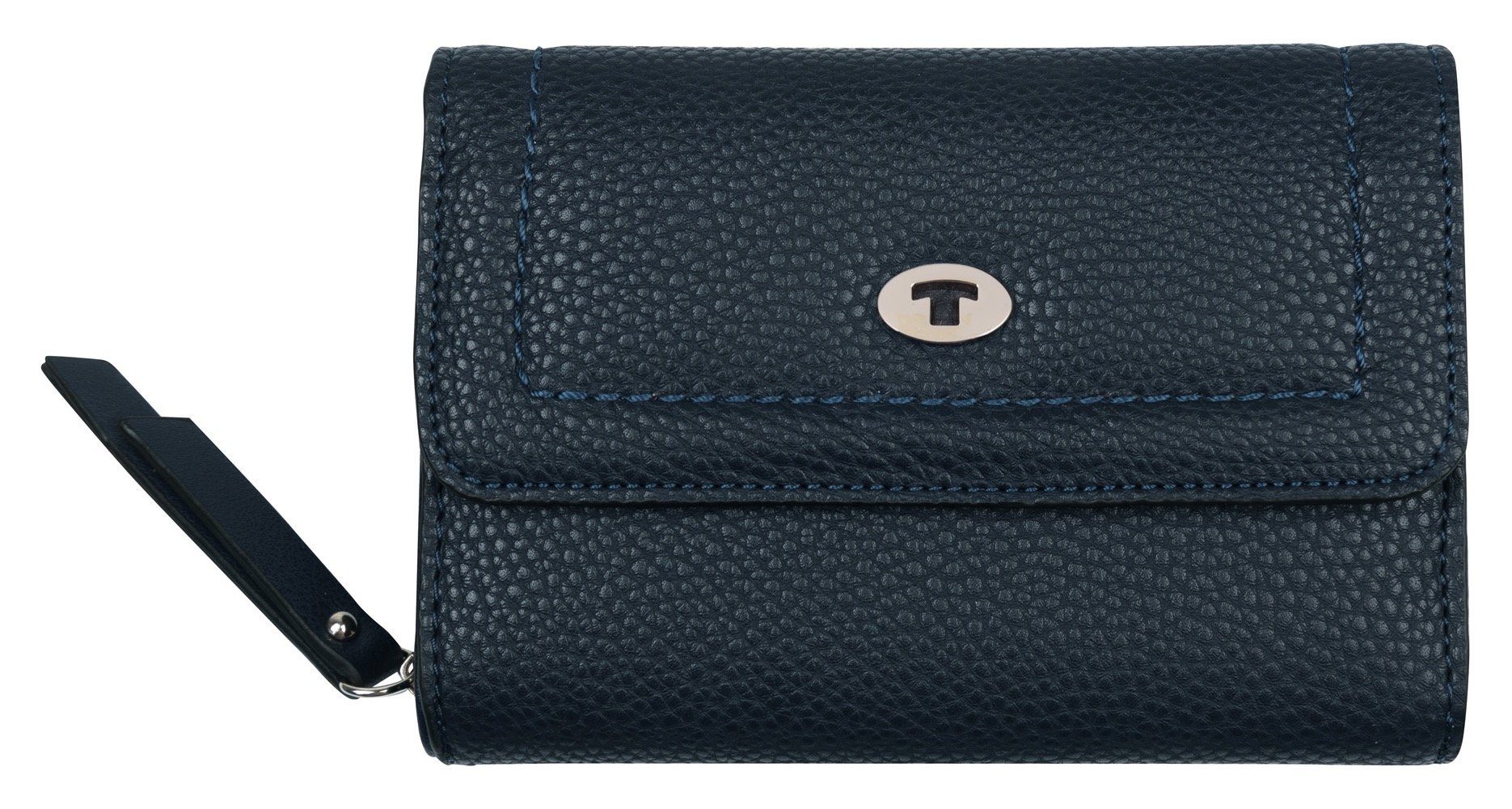 TOM TAILOR Geldbörse LILLY Medium flap wallet, mit praktischer Einteilung dark-blue