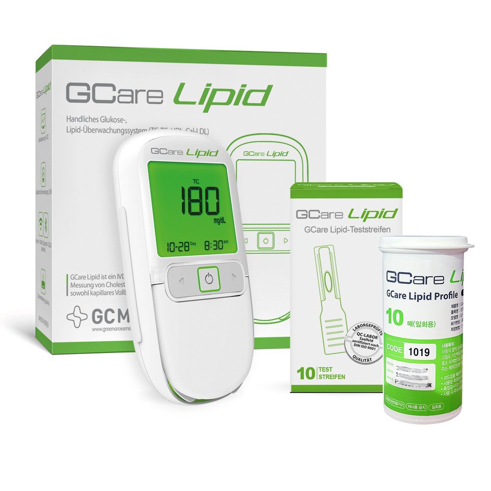 Cholesterin Messgerät 4 in1 (TC, TG, HDL& kalk. LDL)