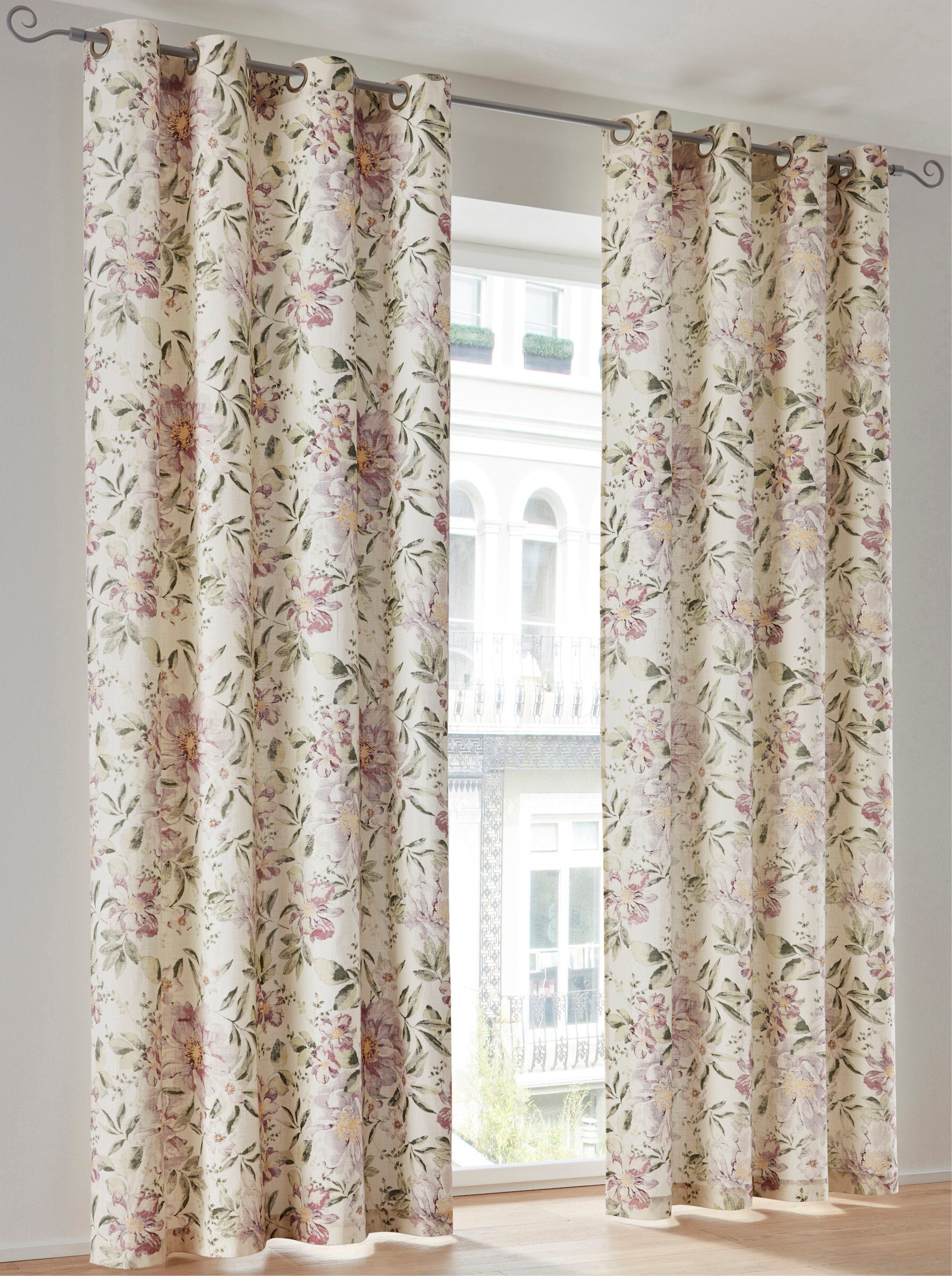 heine Gardine Dekoschal . (1 St), Ösen, blickdicht, Fertigstore gerade Form günstig online kaufen