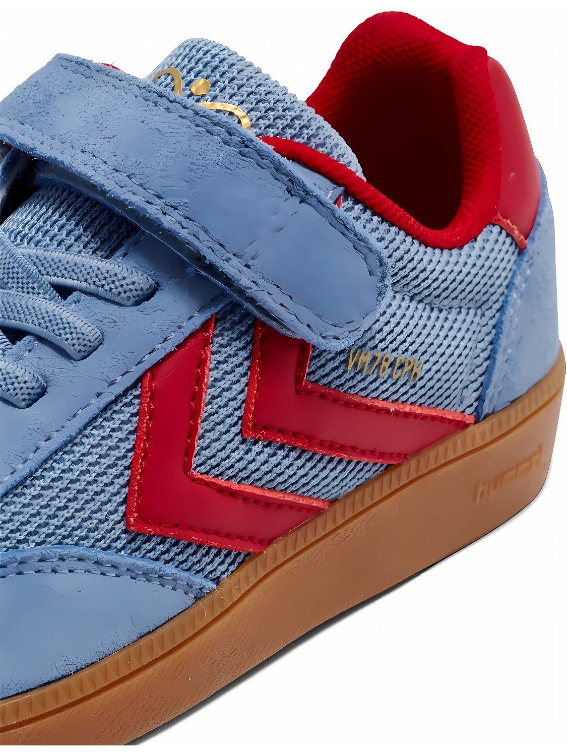 Faded Denim/Crimson