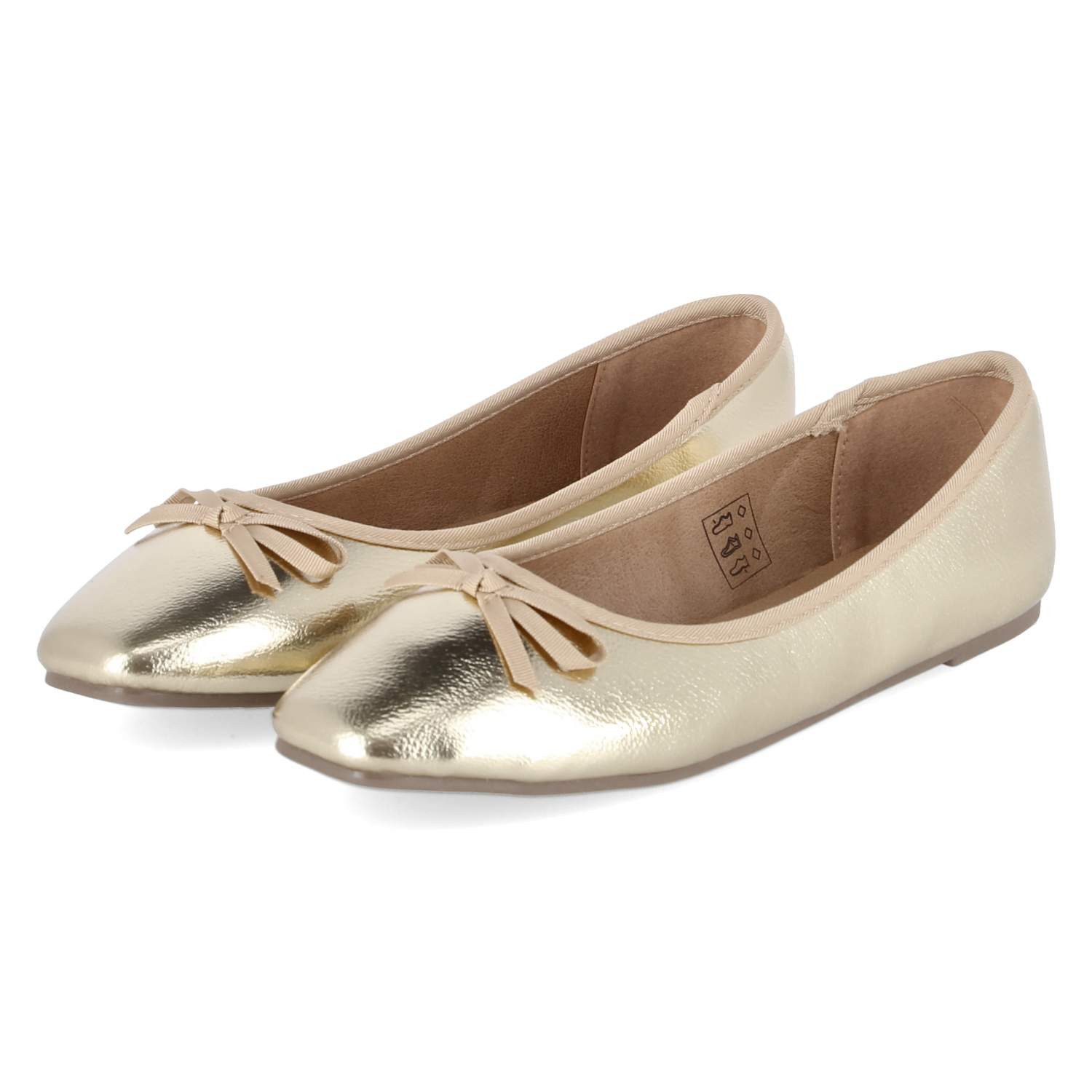 Palado Palado 2BB0972001-8500 Damen Synthetik gold Ballerina