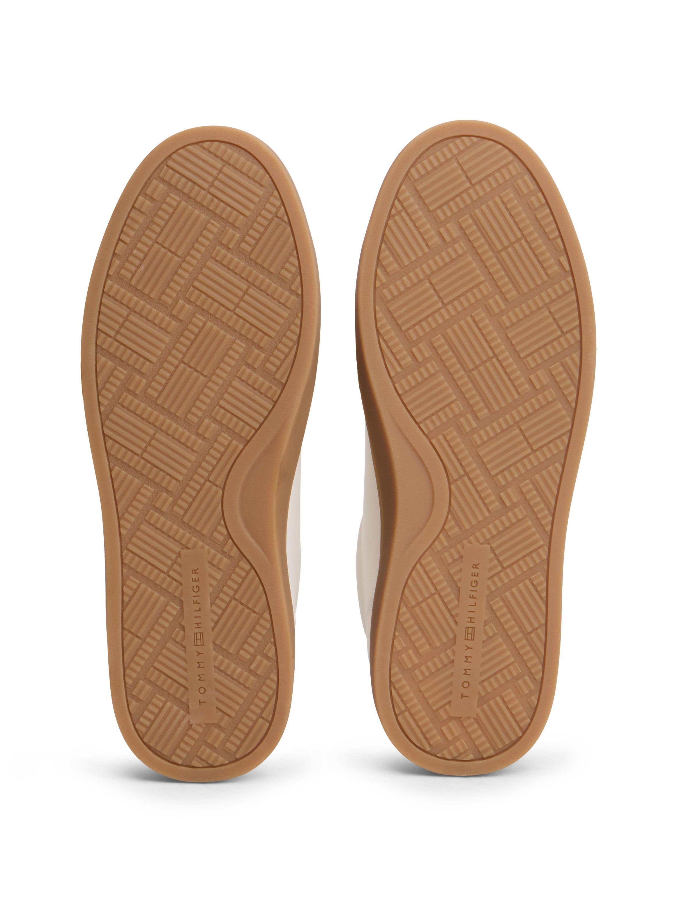 Tommy Hilfiger TH CHIC SNEAKER ELEVATED Plateausneaker, Freizeitschuh, Halbschuh, Schnürschuh mit Kontrastbesätzen