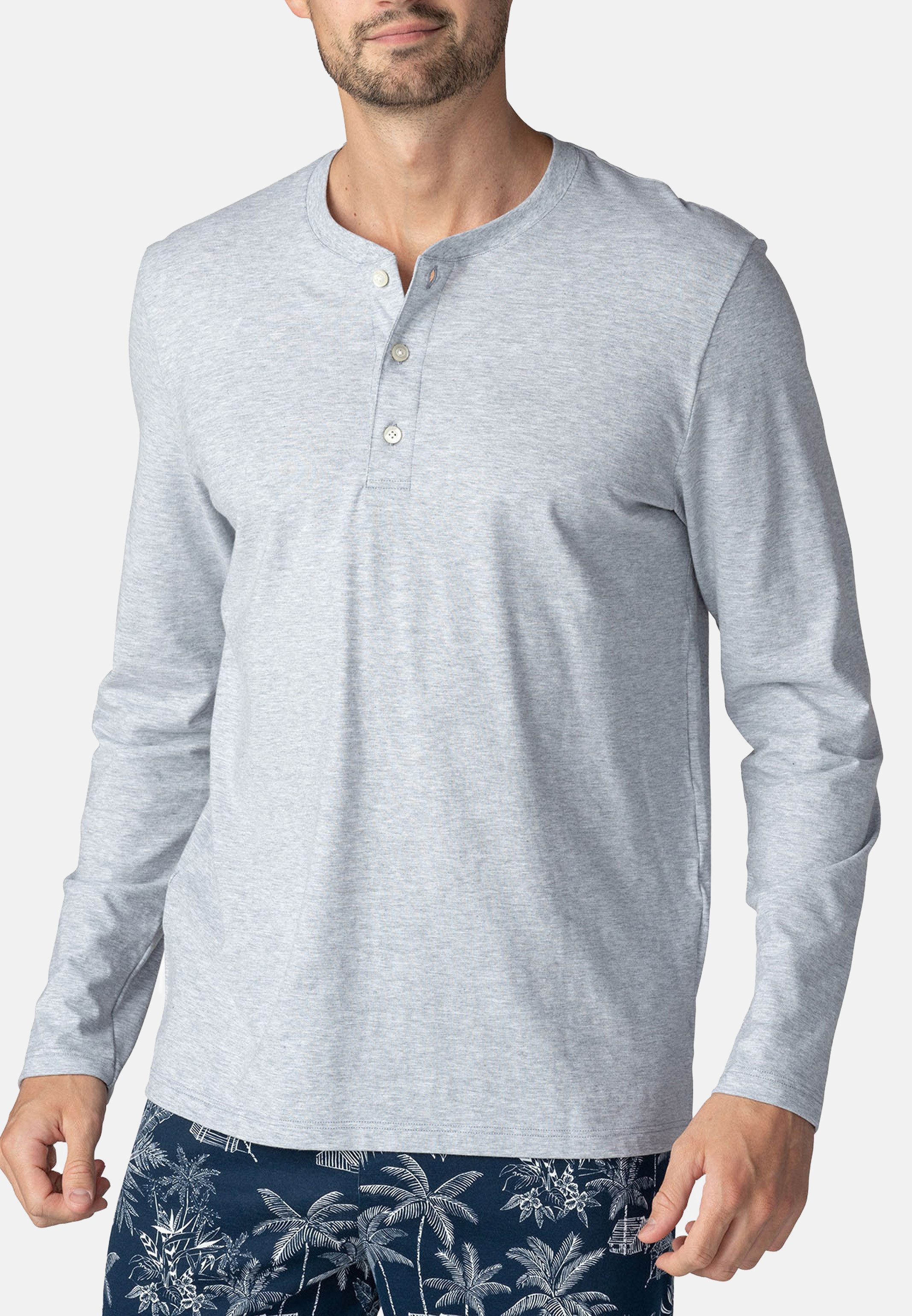 Mey Pyjamaoberteil Ringwood (1-tlg) Pyjama Oberteil - Baumwolle - Legere Passform, Leicht und atmungsaktiv