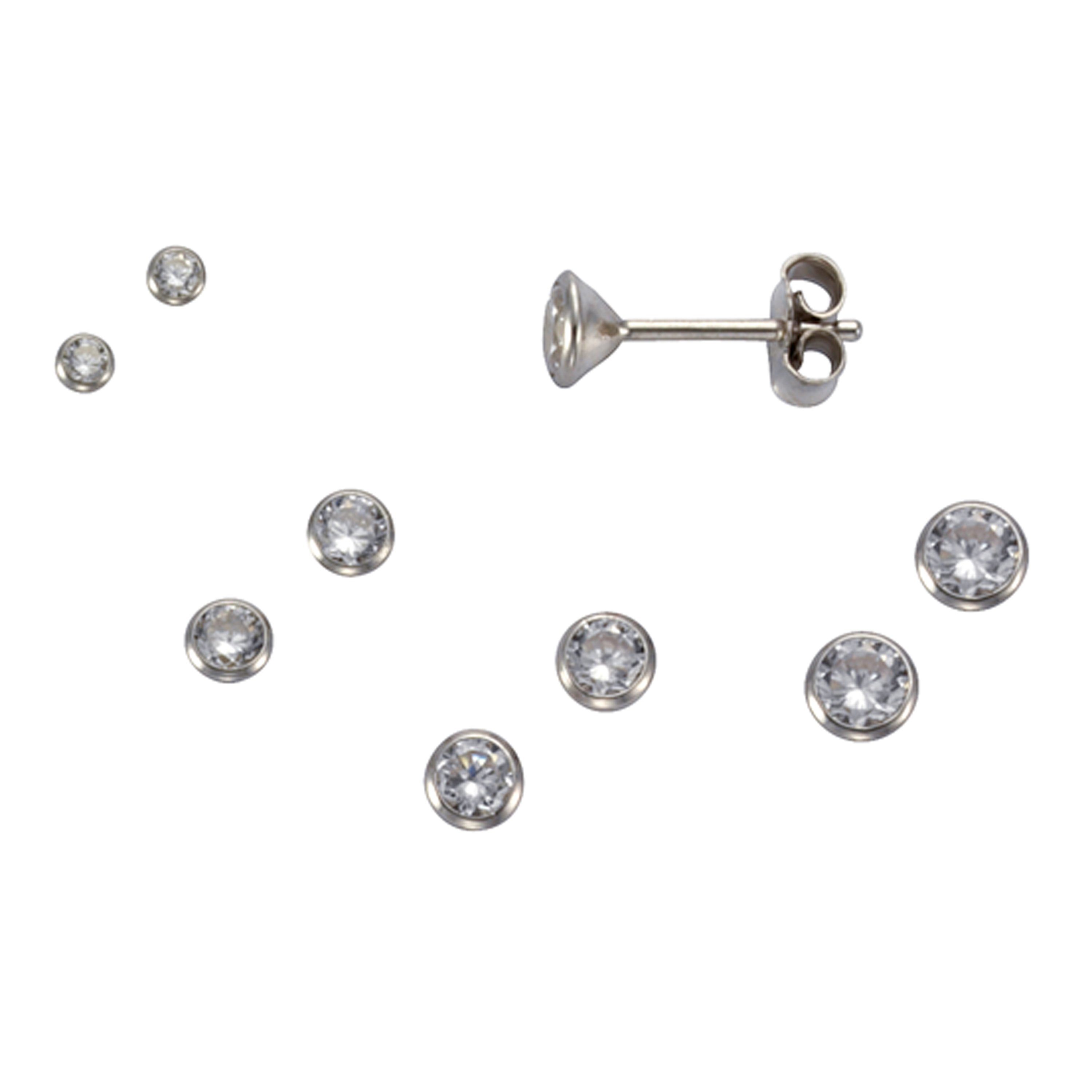 Vivance Paar Ohrstecker 925 Silber Set günstig online kaufen