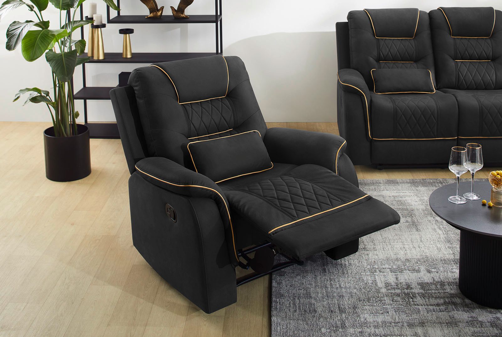 Jockenhöfer Gruppe Sessel Nevada, mit Liegefunktion, durch halbautomatische günstig online kaufen