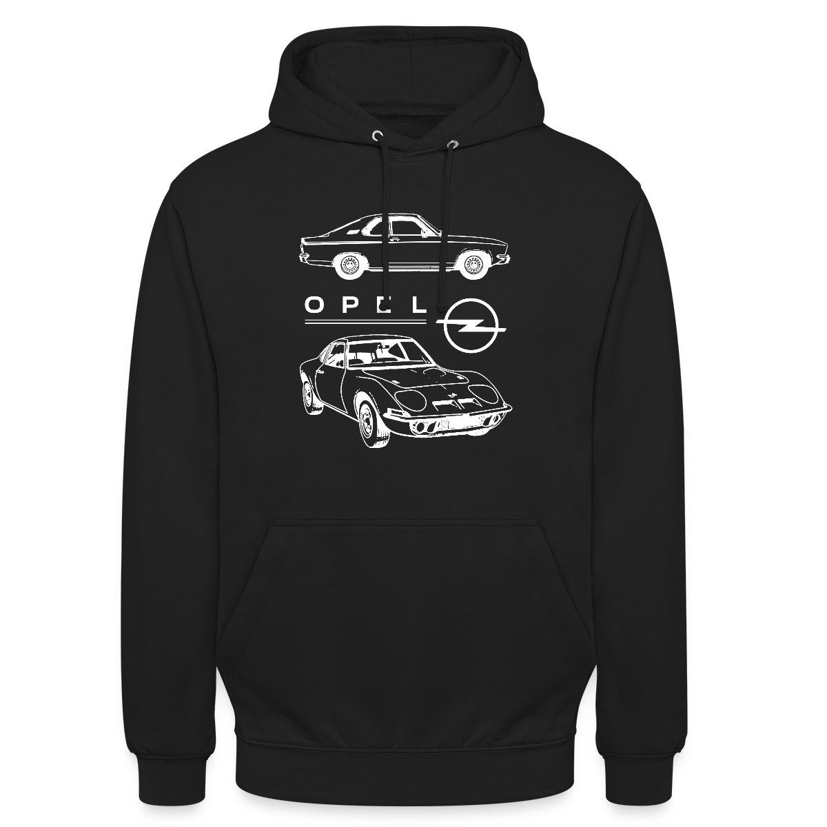 Spreadshirt Hoodie Opel Manta Und Opel GT Design Mit Logo Unisex Hoodie (1-tlg)