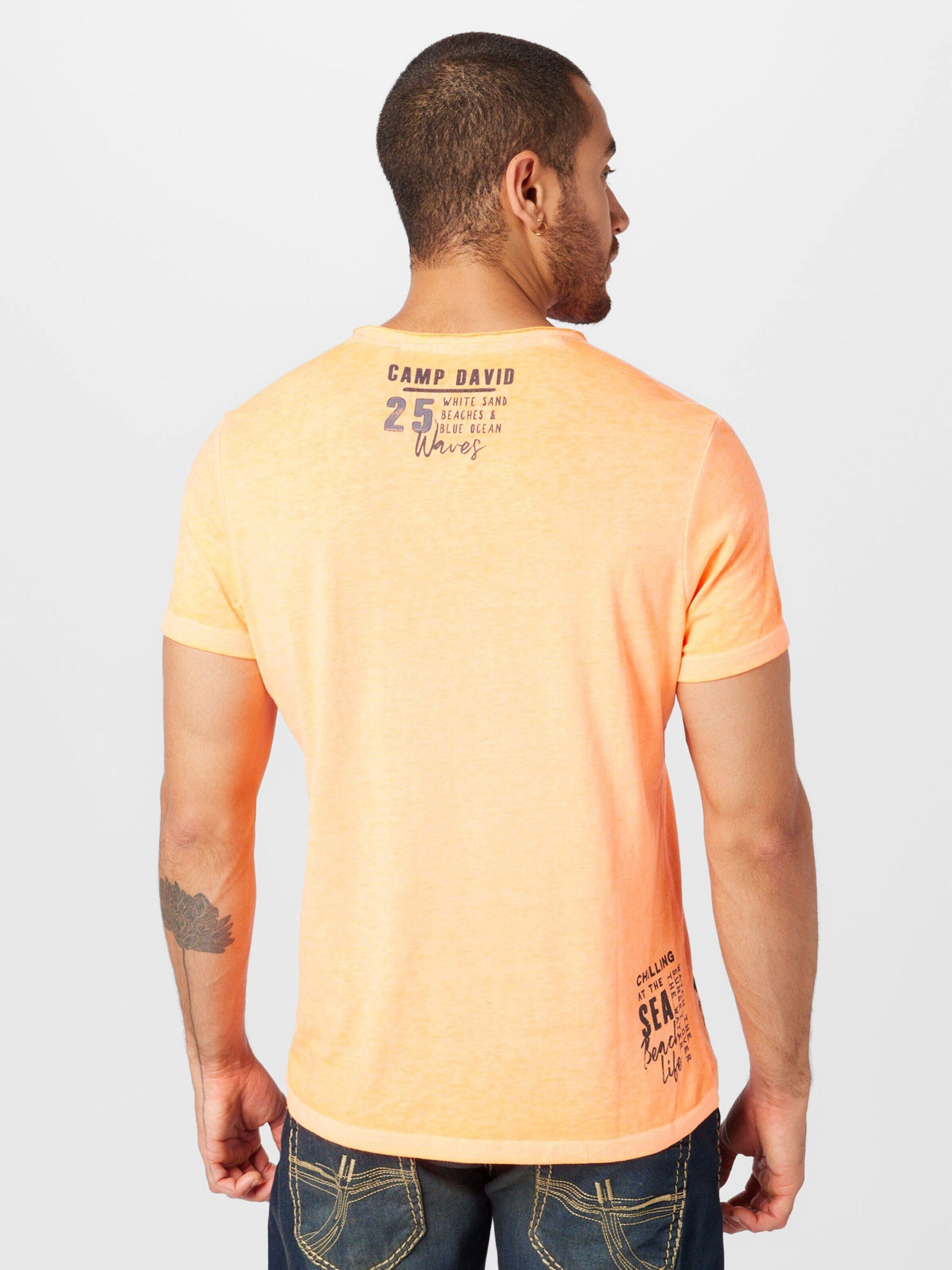 (1-tlg) T-Shirt CAMP sunset DAVID neon