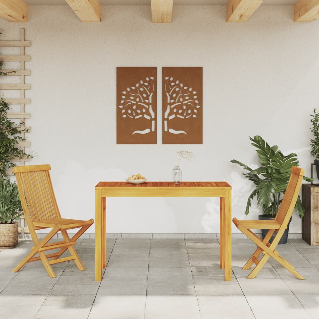 vidaXL Gartentisch Garten-Esstisch 110x55x75 cm Massivholz günstig online kaufen