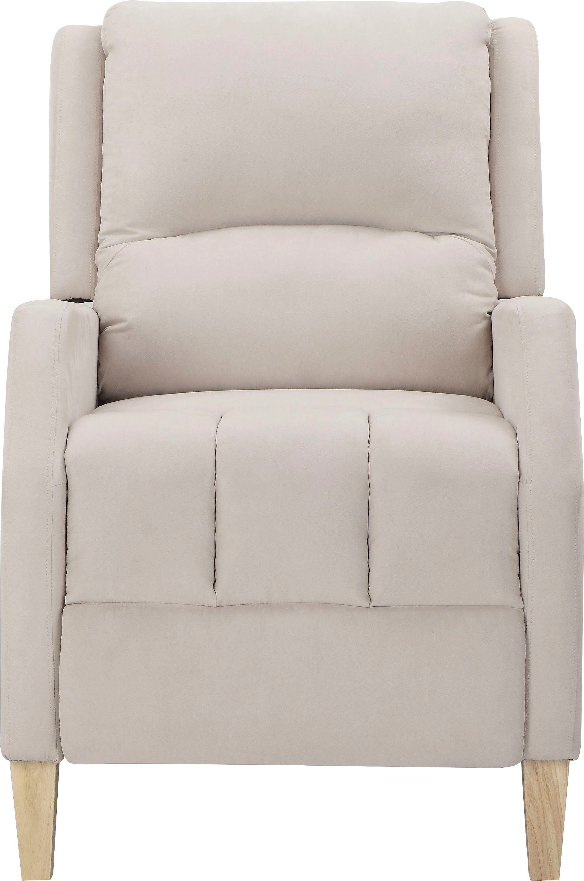 Sitzhöhe Home (1-St), affaire Sitz Rücken Relaxsessel Tholey gepolstert, Verstellung, mit und Relaxsessel 51cm