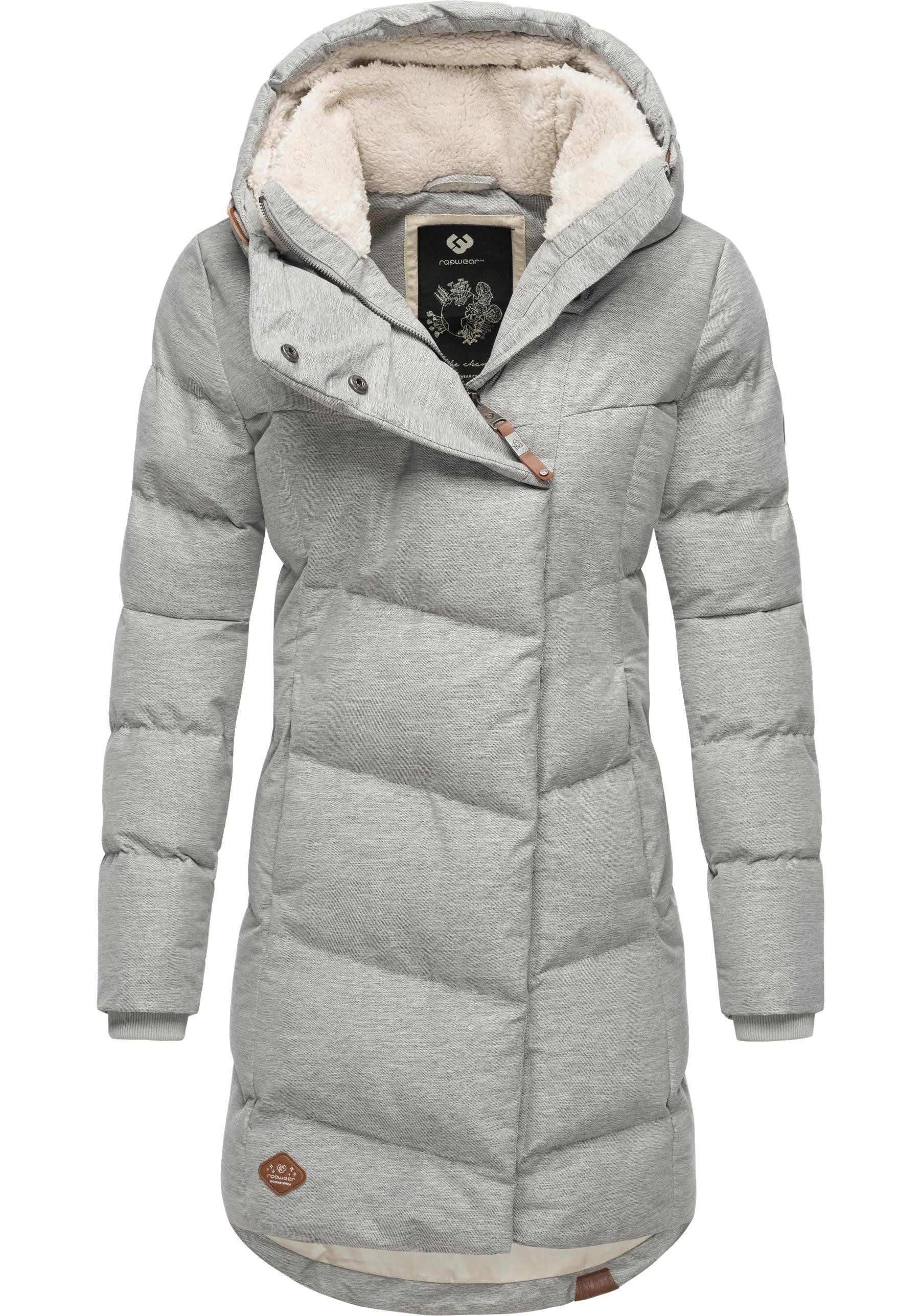 Ragwear Wintermantel Pavla stylischer Winterparka mit Teddyfutter und Kapuz günstig online kaufen