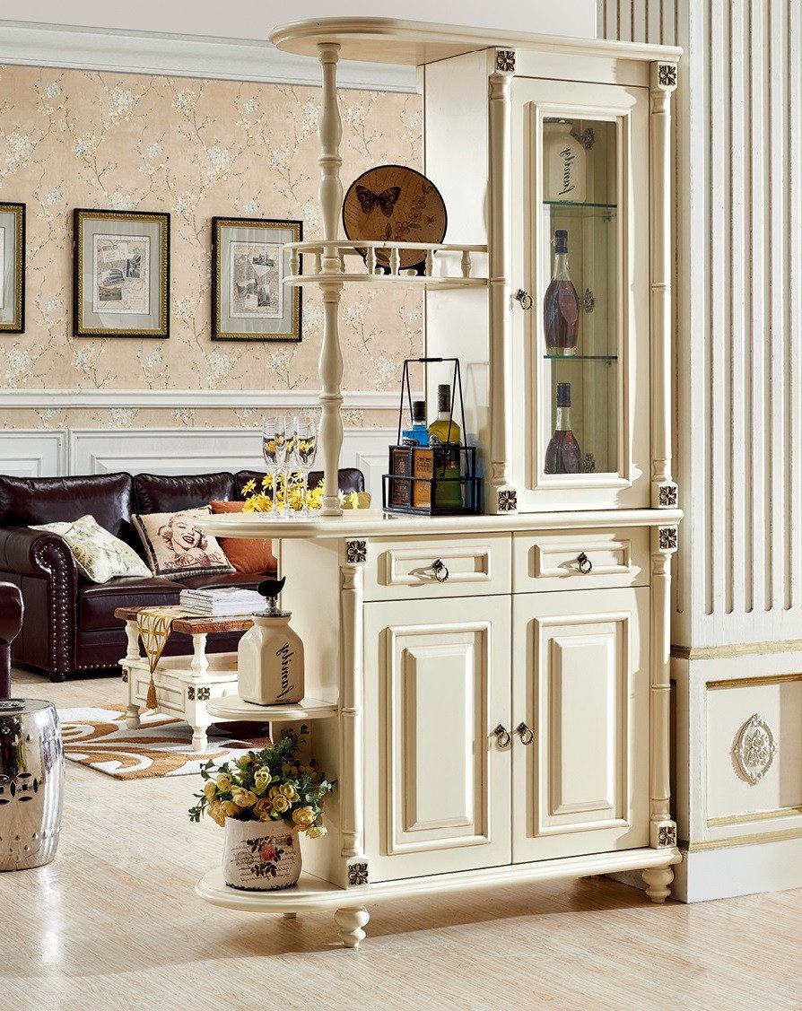 Xlmoebel Barschrank Holz Bar-Schrank mit Regalen – Eleganter Getränkeschrank Sofort (Holz Bar-Schrank mit Regalen) Made in Europa